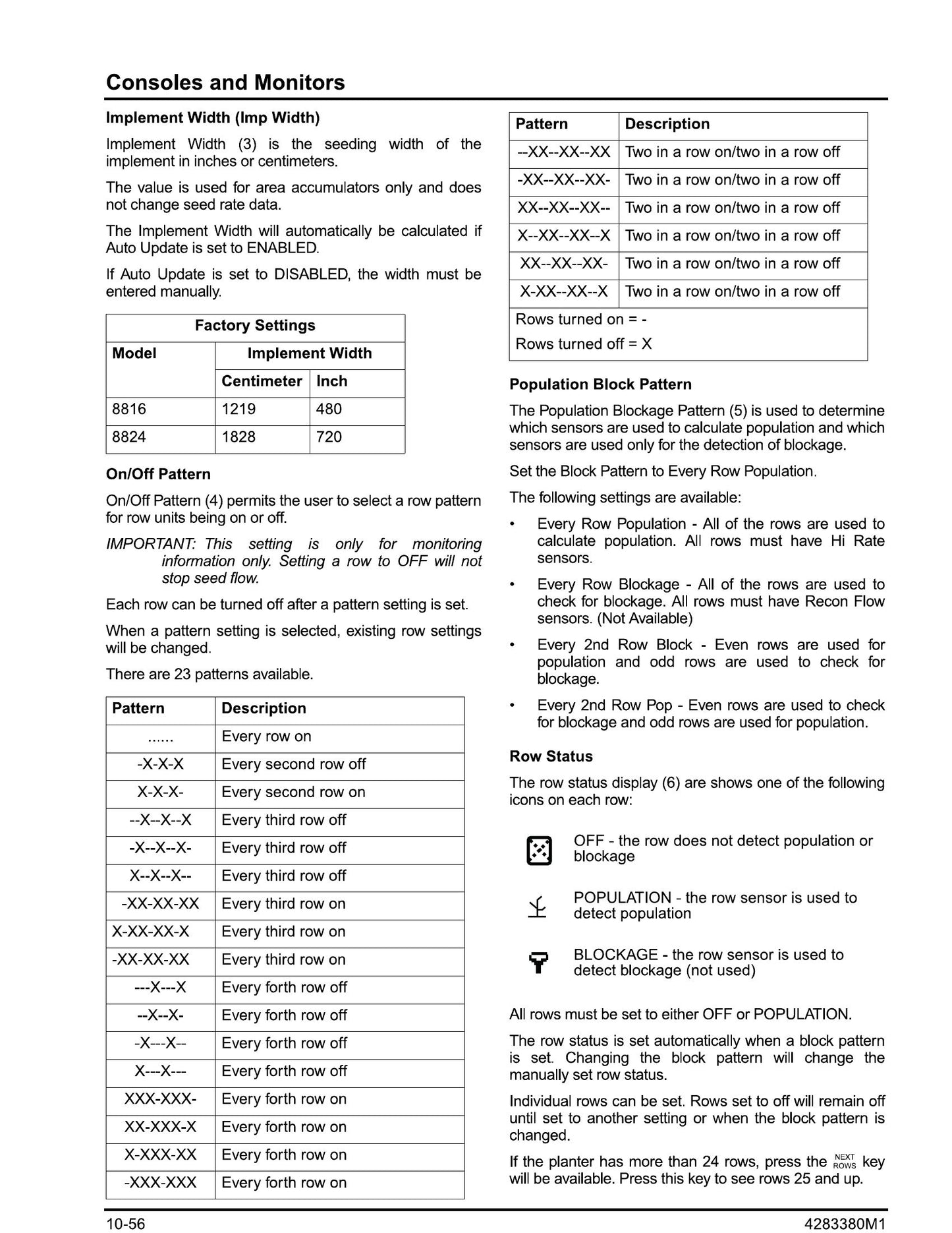 Massey Ferguson 8816 8824 8824-70cm Planter Workshop Factory Workshop Service Manual 4283380M1