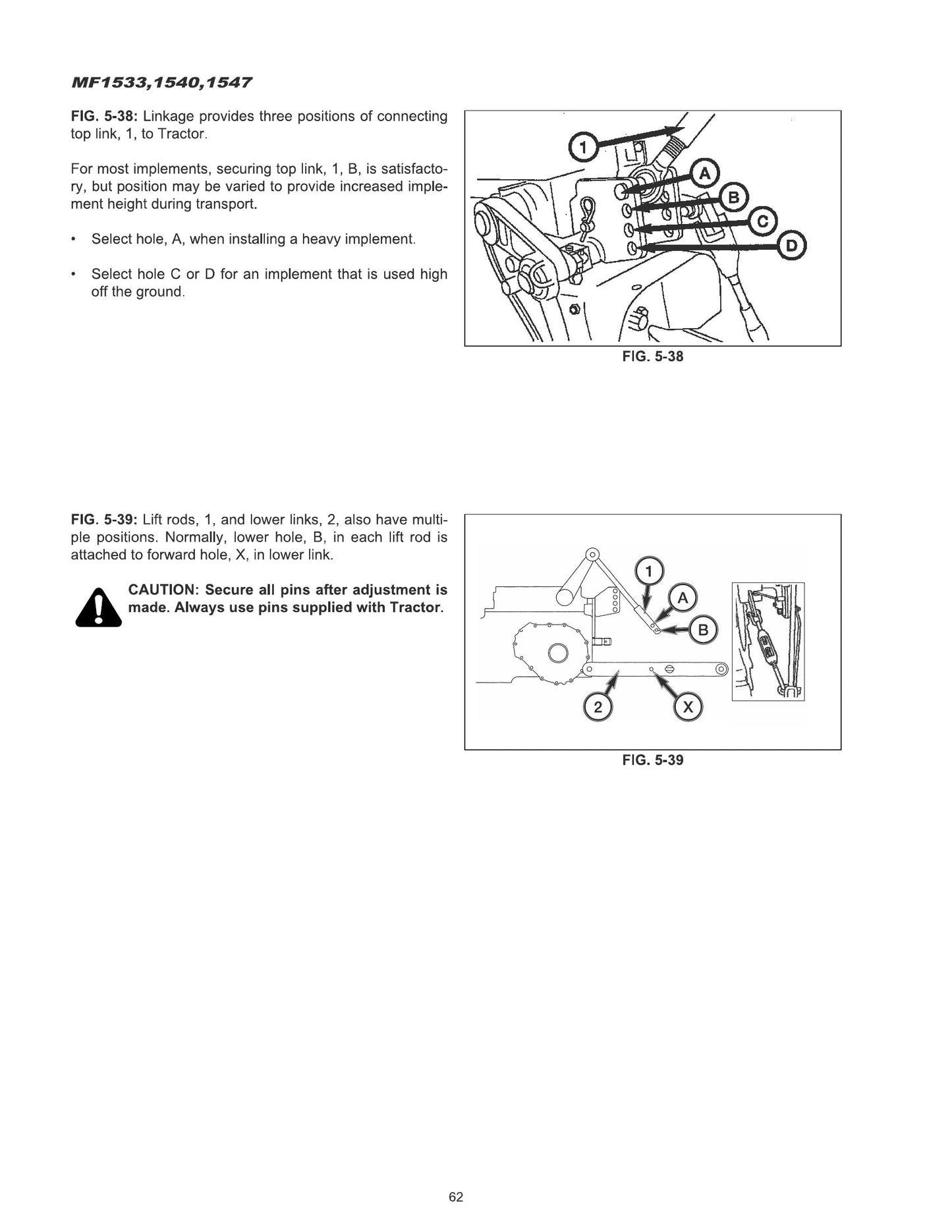 ISEKI MF1533 MF1540 MF1547 Tractor Factory Workshop Operator Manual