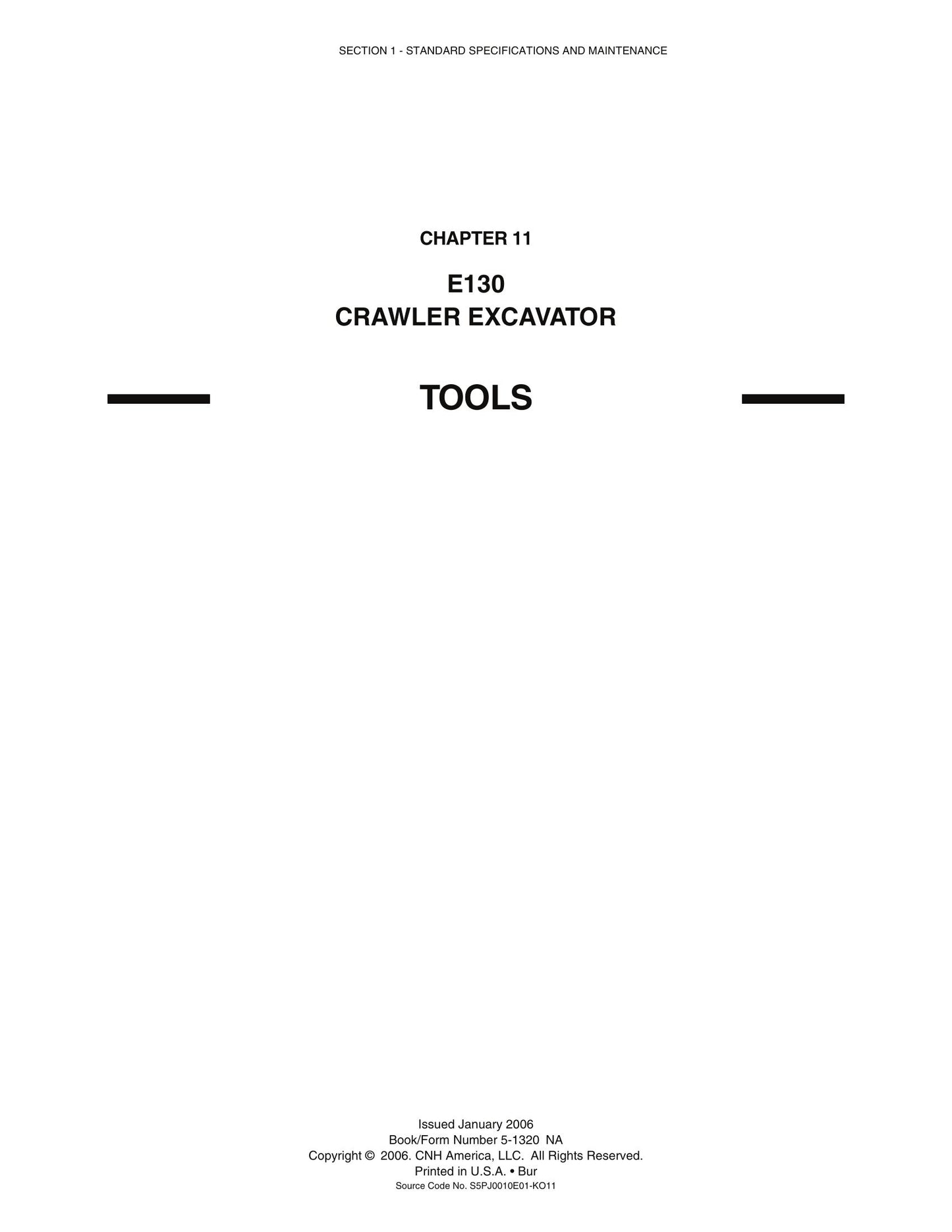 New Holland E130 Crawler Excavator Factory Workshop Shop Manual 87360591