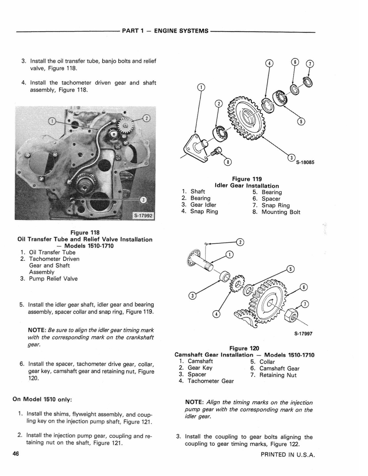 FORD 1310 1510 1710 Tractor Factory Workshop Repair Manual 40131020