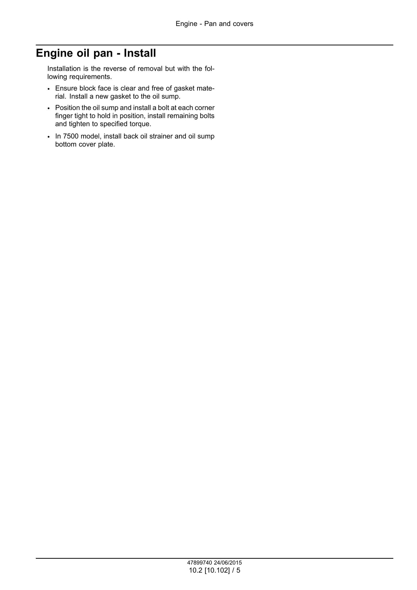 New Holland 5500 6500 7500 Tractor Factory Workshop Service Manual 47899740