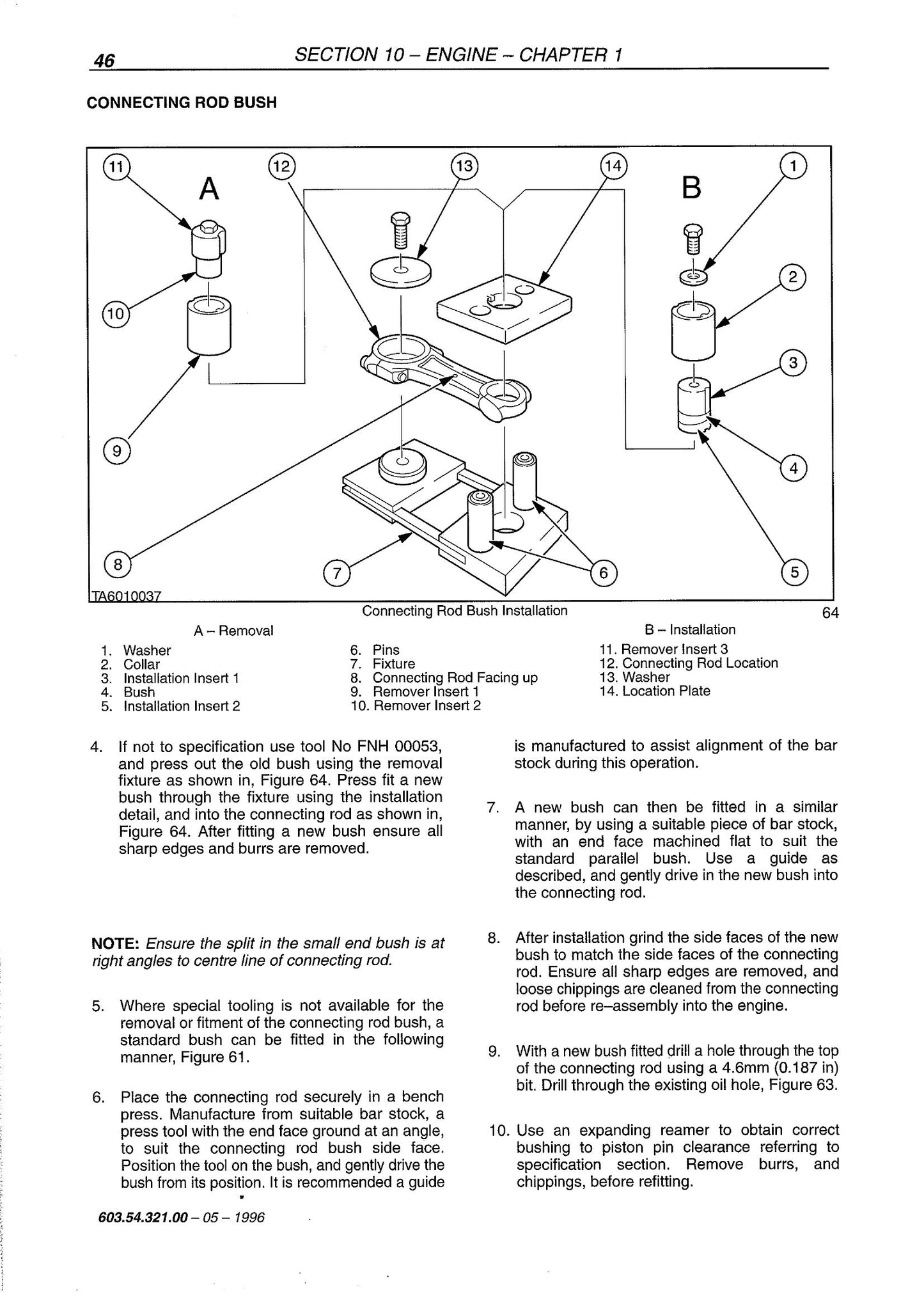 New Holland Tractor Factory Workshop Repair Manual 603.54.321.00
