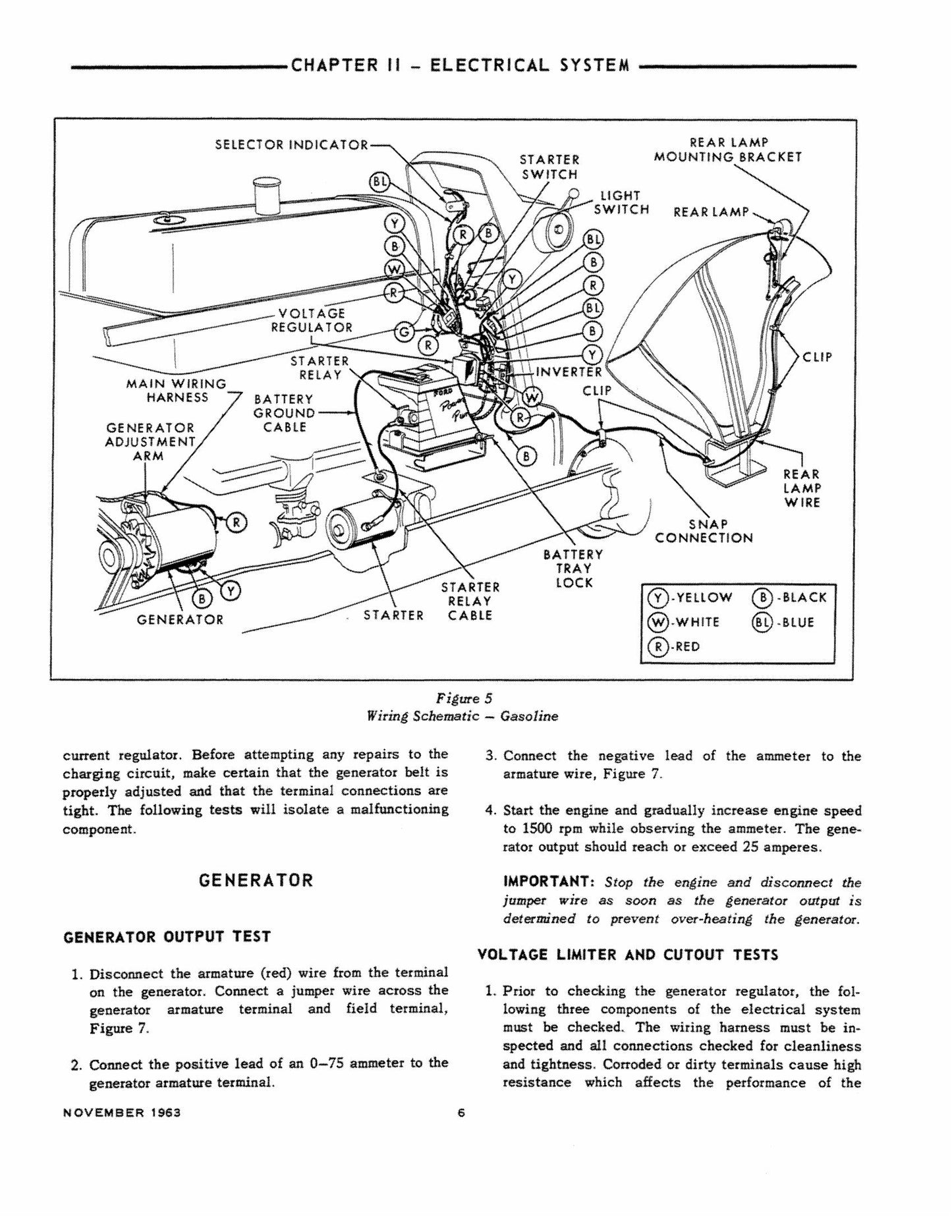 FORD 6000 Tractor Factory Workshop Service Manual 40600010