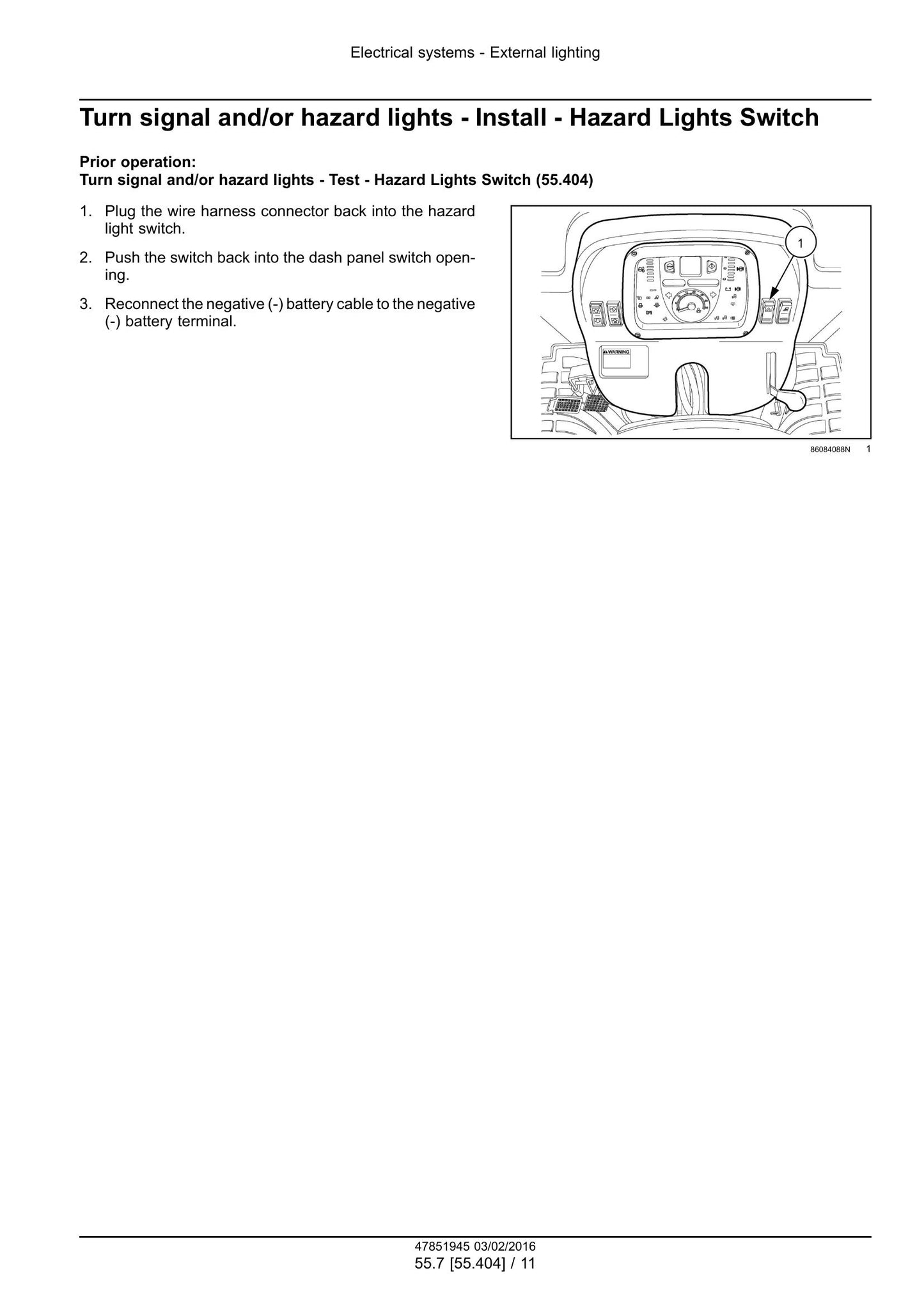 CASE Farmall 45C CVT 55C CVT Compact Tractor Factory Workshop Service Manual 4797831
