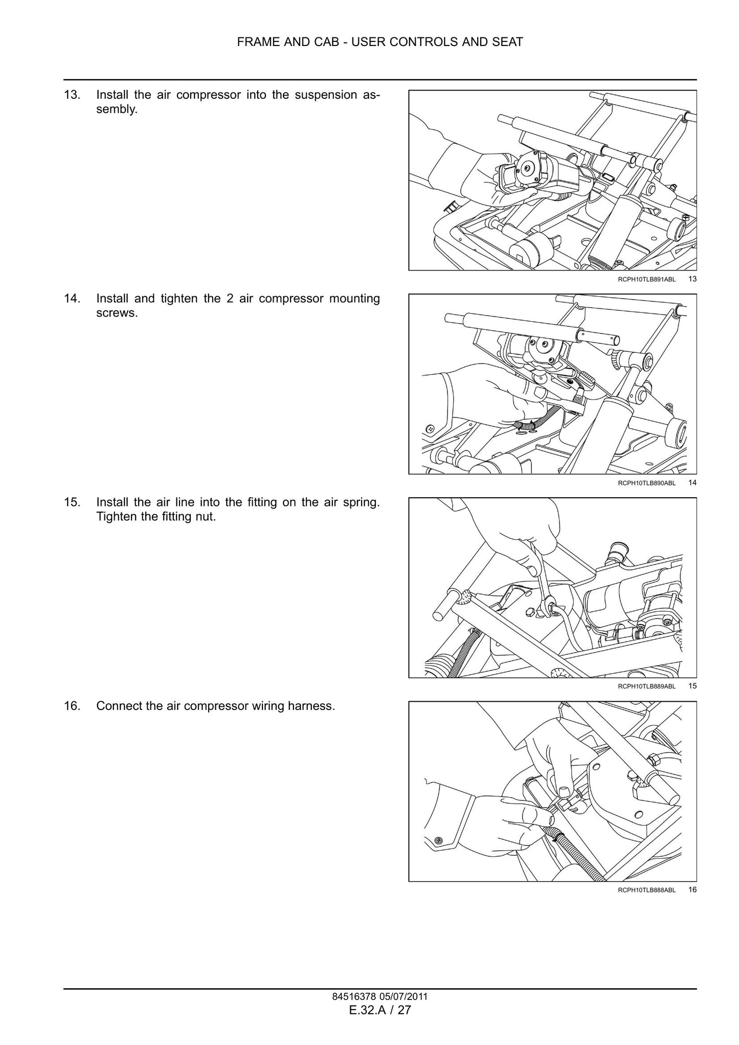CASE 580N 580SN 580SN-WT 590SN Backhoe Loader Factory Workshop Service Manual 84540380