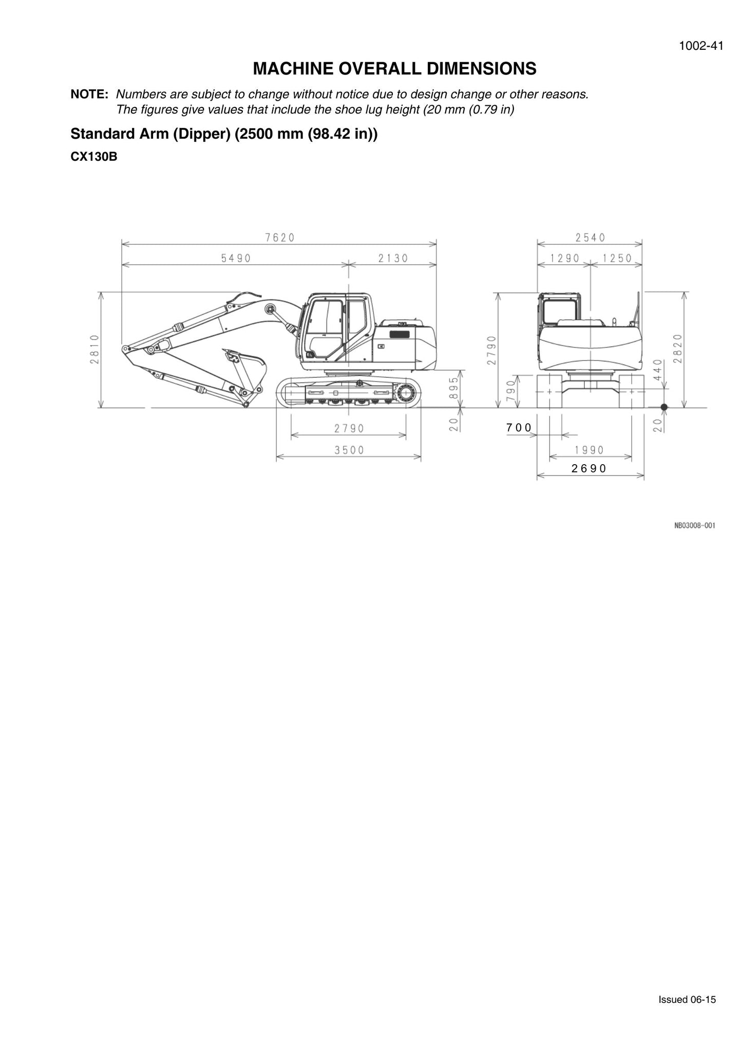 CASE CX130B Crawler Excavator Factory Workshop Service Manual 47915915