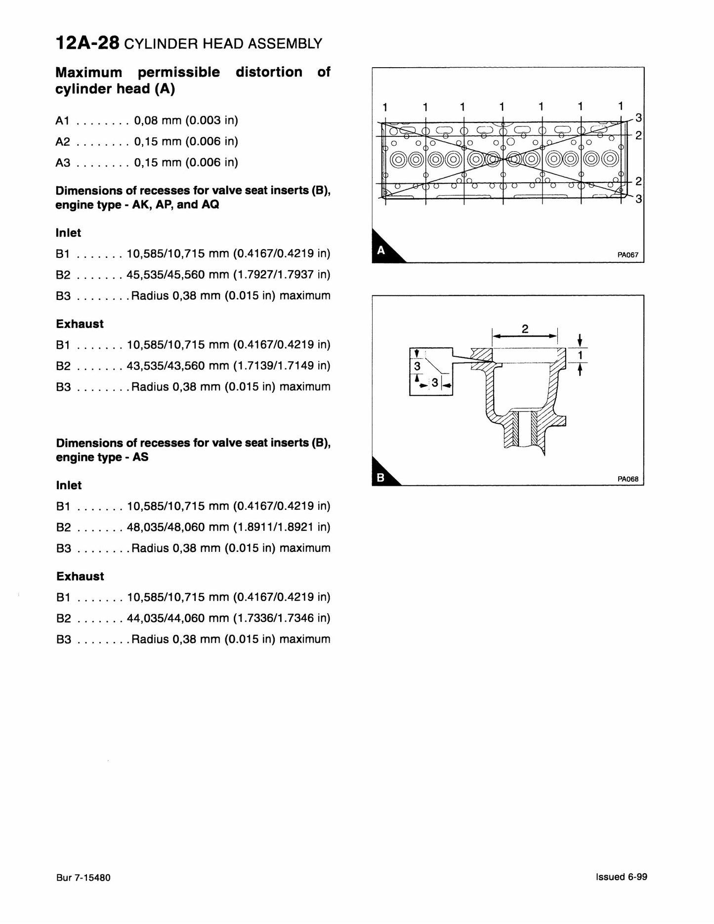 CASE G 4.0 G 4.0T Engine Factory Workshop Service Manual Bur 7-15480