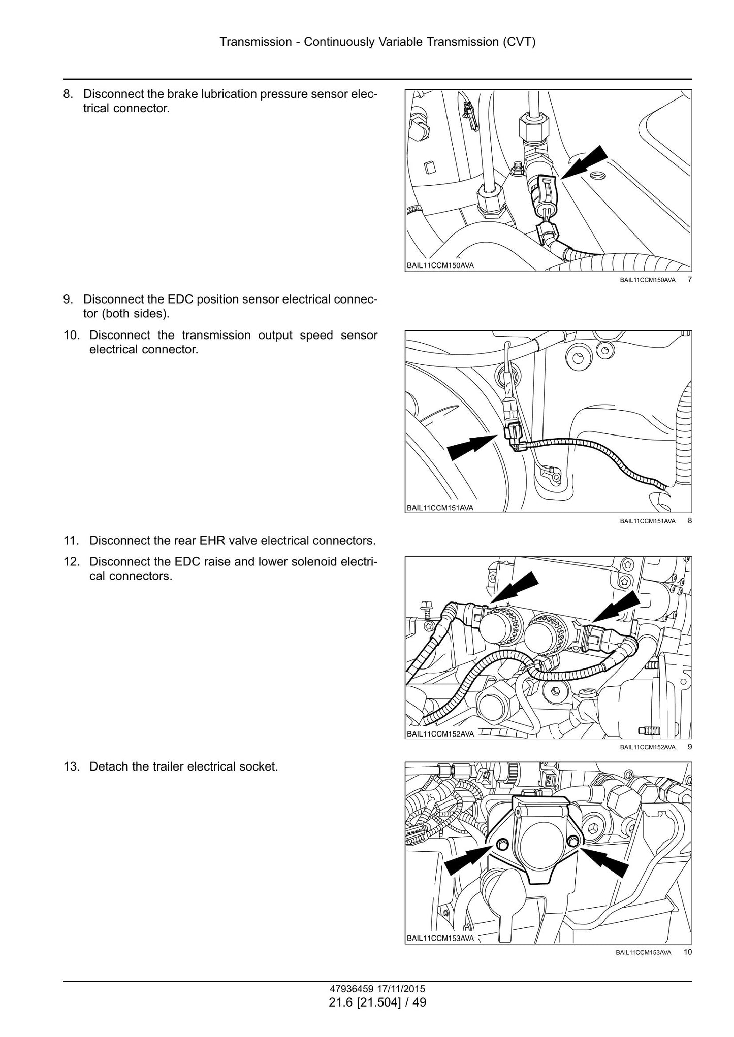 CASE PUMA 150 PUMA 165 PUMA 150CVT PUMA 165CVT Tractor Factory Workshop Service Manual 47975853