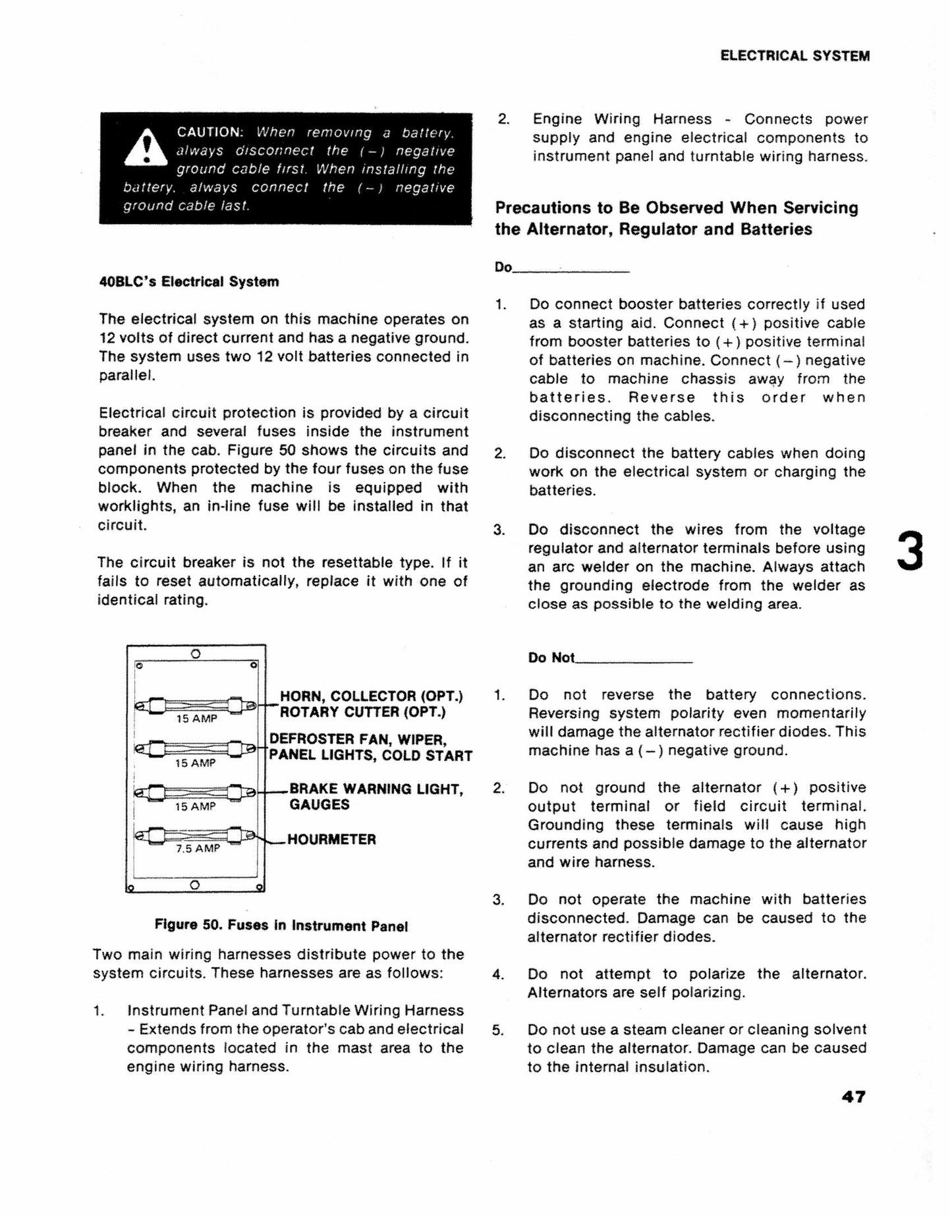 CASE 40 BLC Feller Buncher Factory Workshop Service Manual S406299