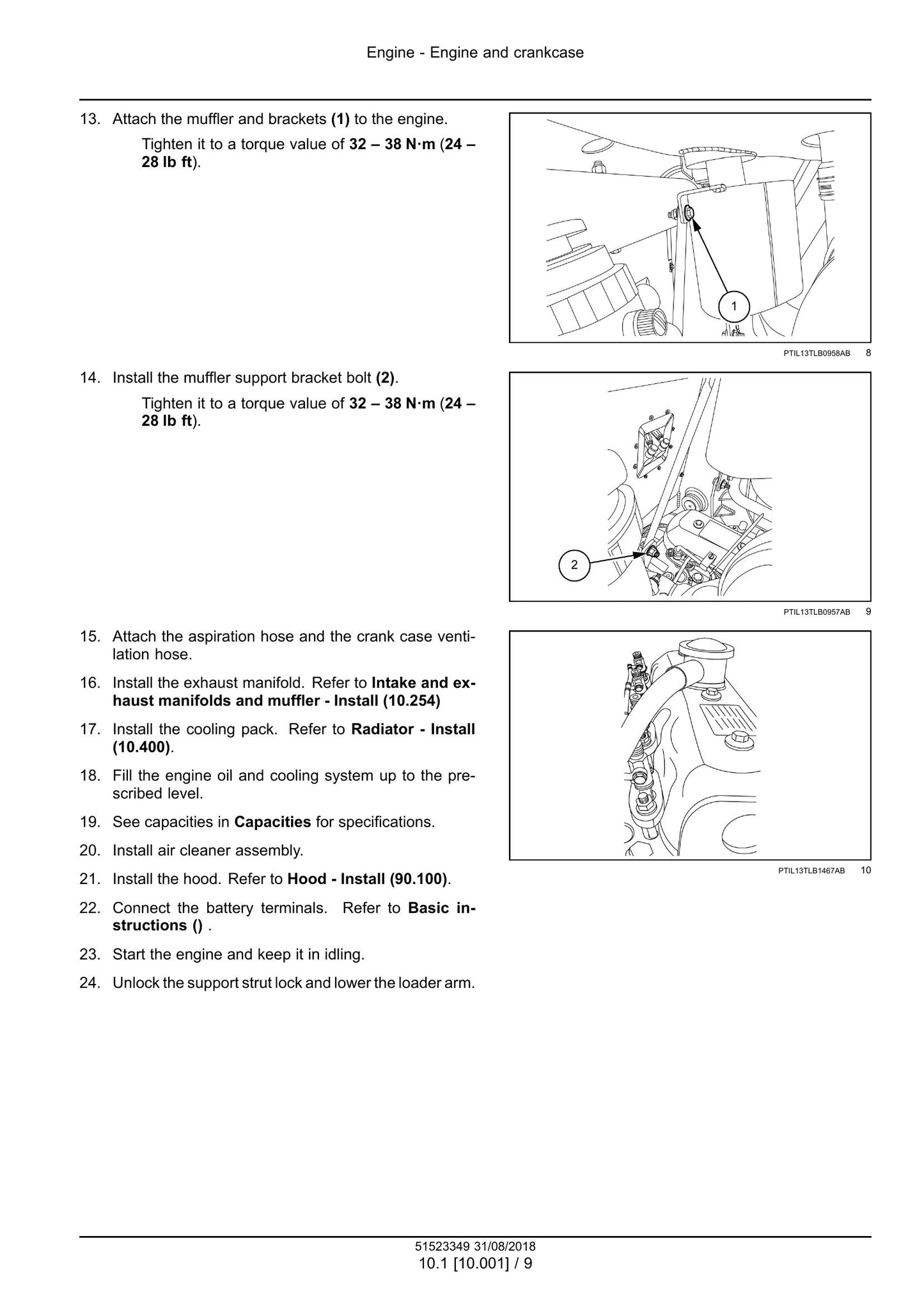 CASE 570ST Backhoe Loader Factory Workshop Service Manual 51523349