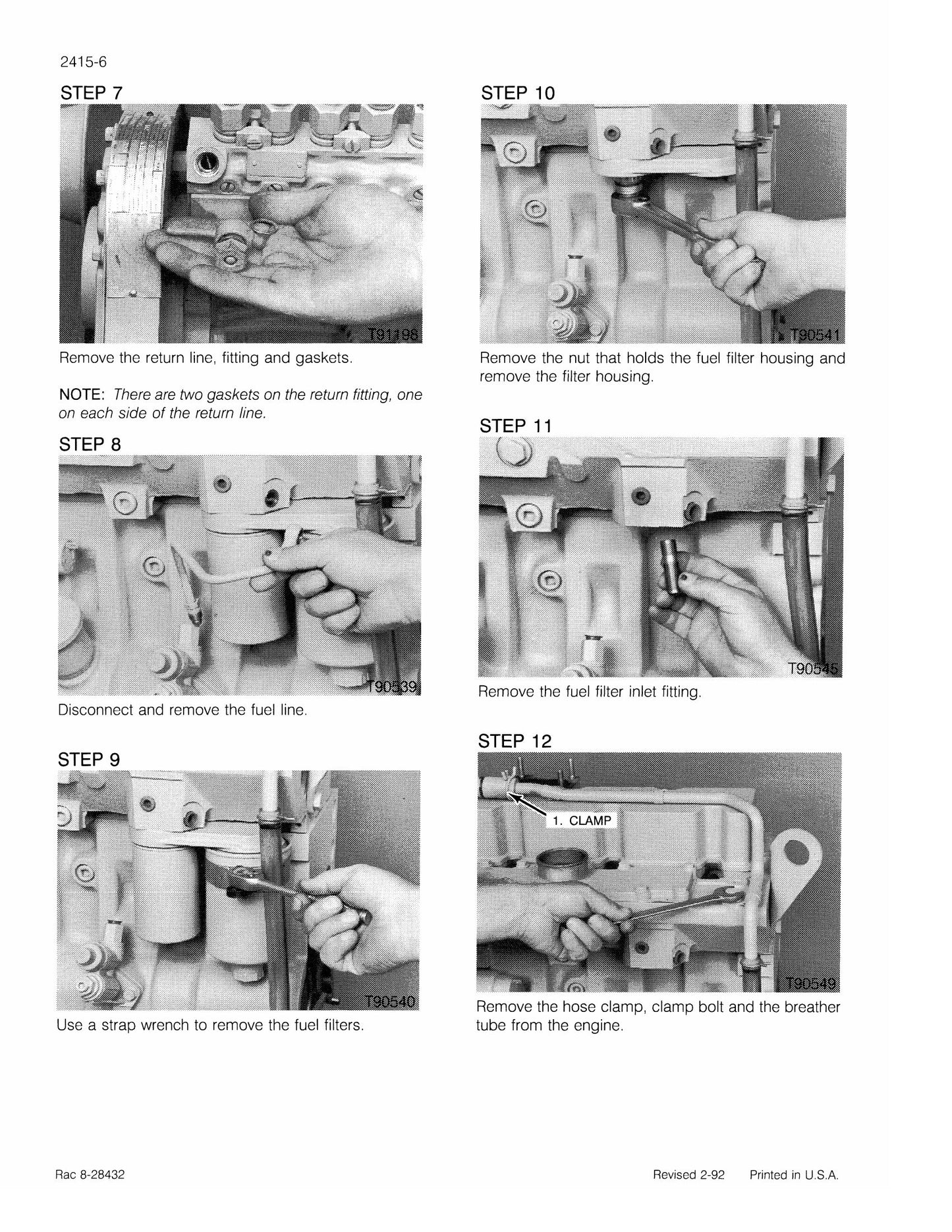 CASE 9040 Crawler Excavator Factory Workshop Service Manual 7-46360