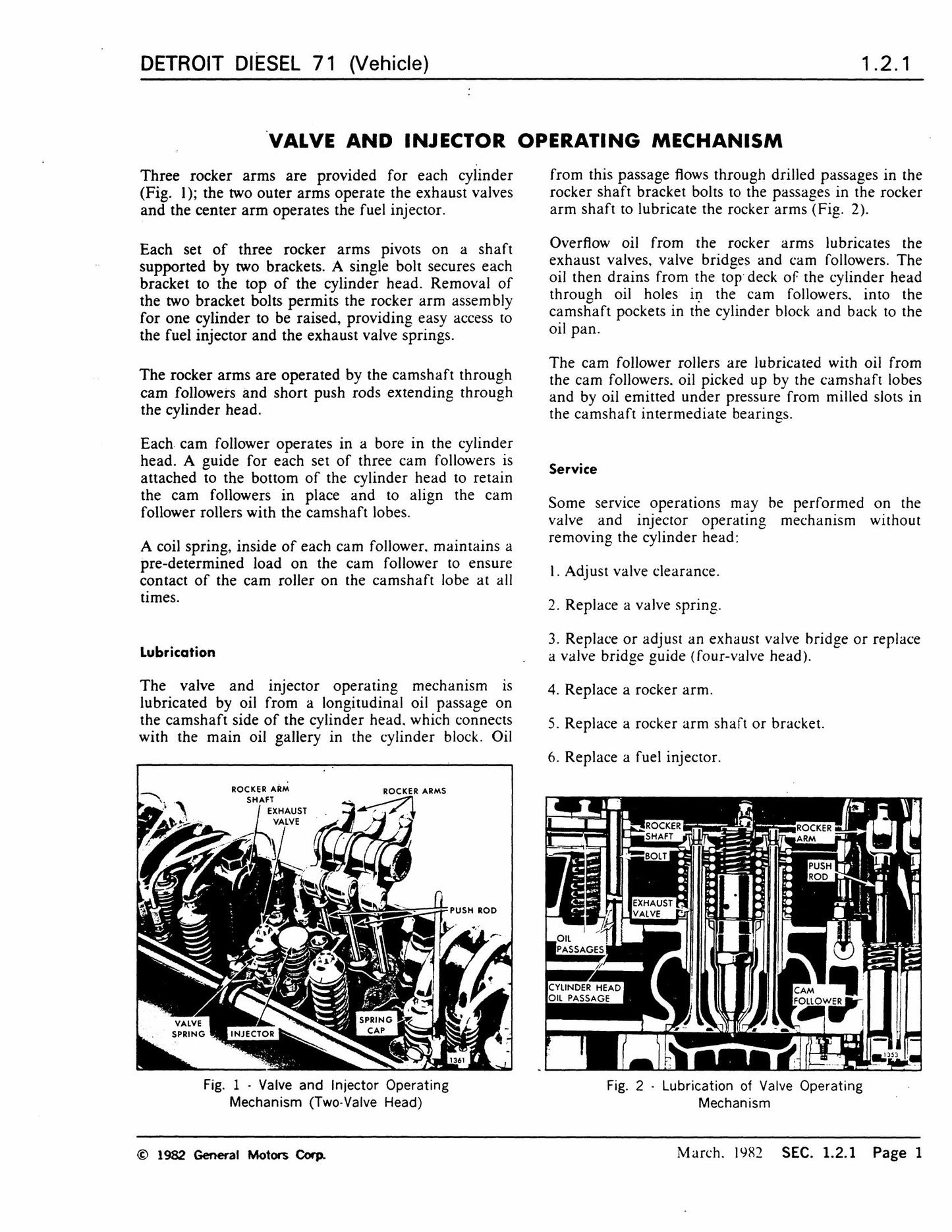 DETROIT DIESEL In-Line 71 Highway Vehicle Engine Factory Workshop Service Manual