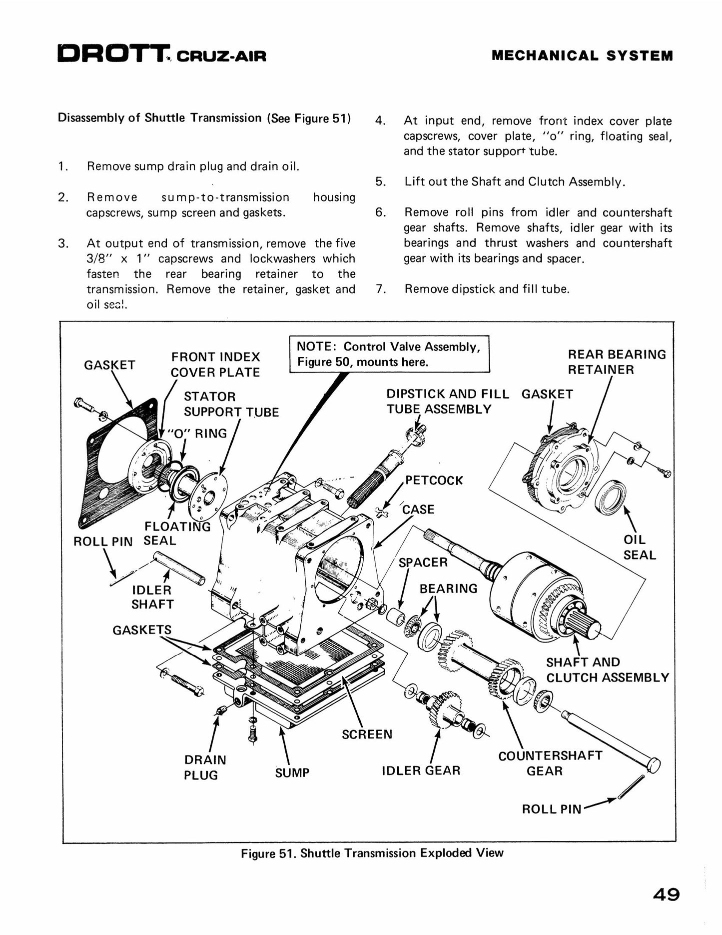 CASE Drott 40 Cruz-Air Series "B" Wheel Excavator Factory Workshop Service Manual S-406179M1