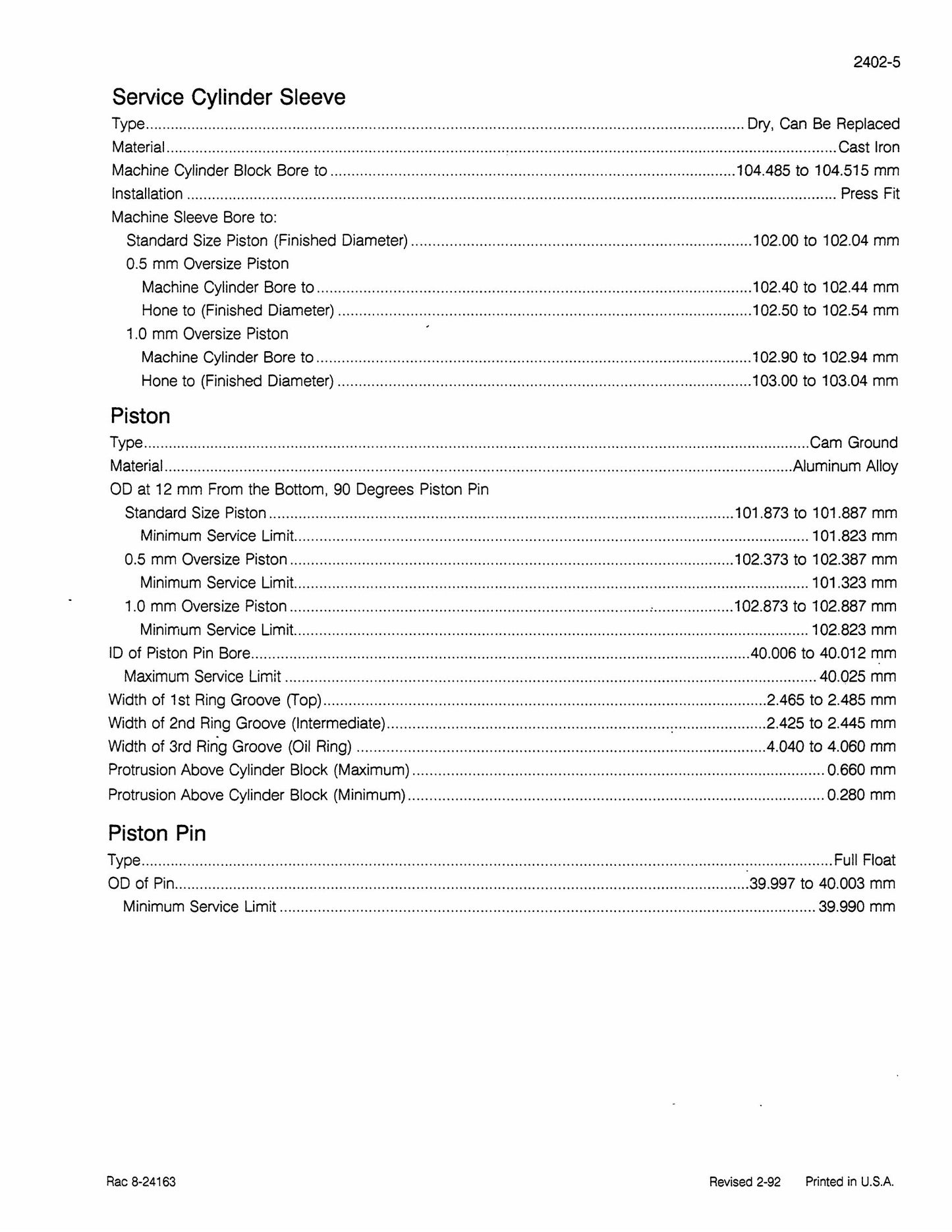 CASE 550E Crawler Factory Workshop Service Manual