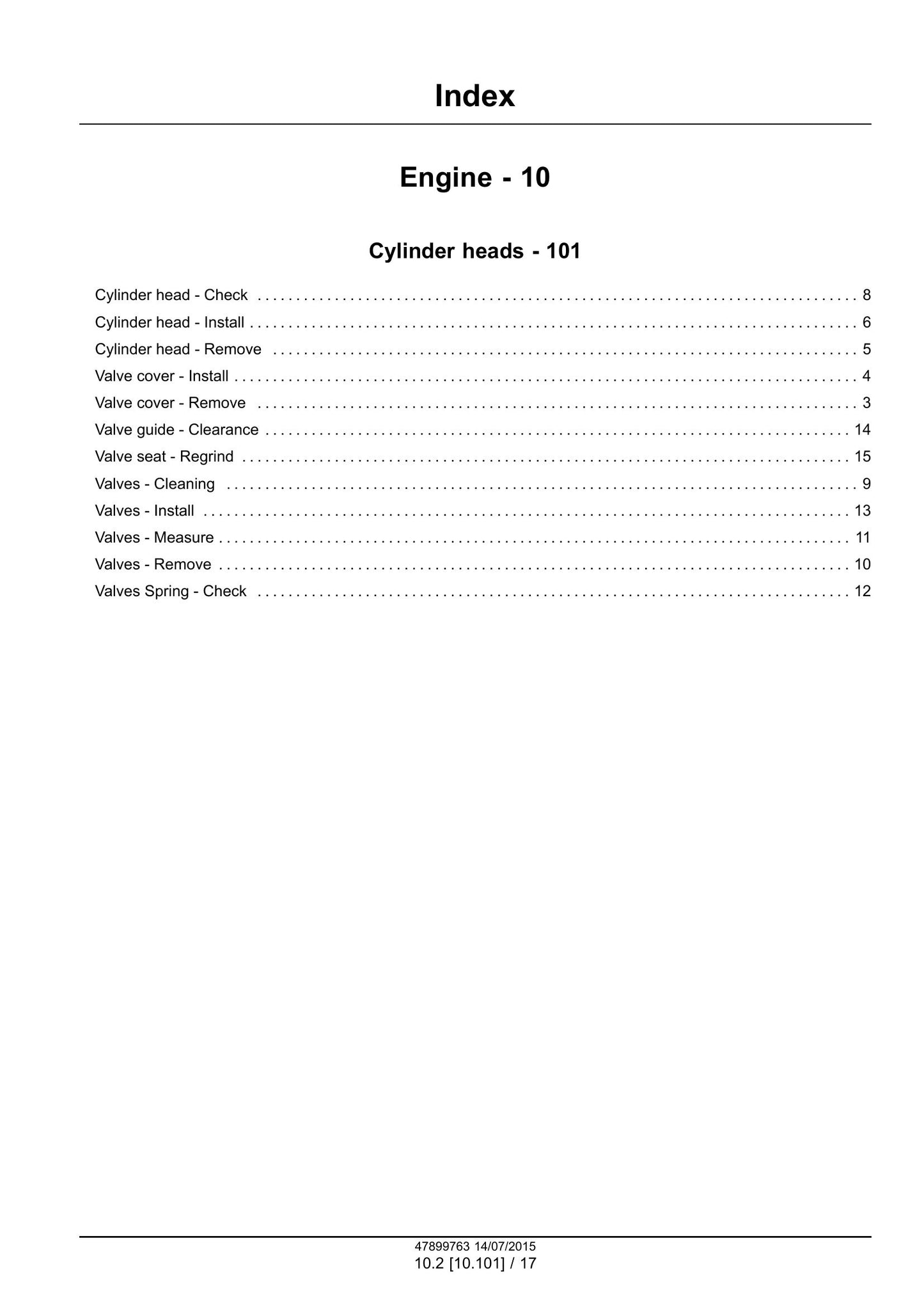 CASE Factory Workshop Service Manual 47899763