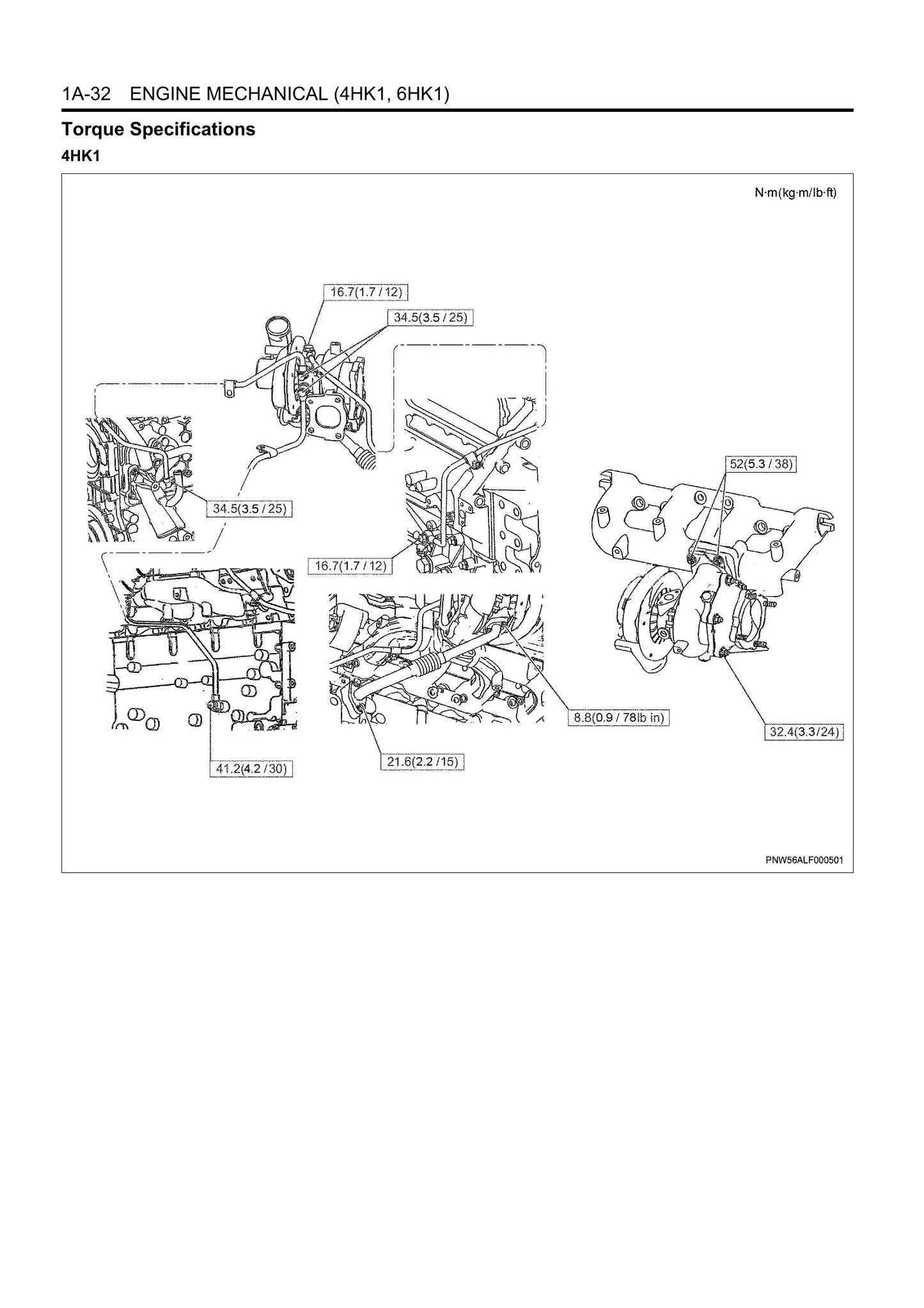 CASE 4HK1-6HK1 Engine Factory Workshop Service Manual 9-44061 NA