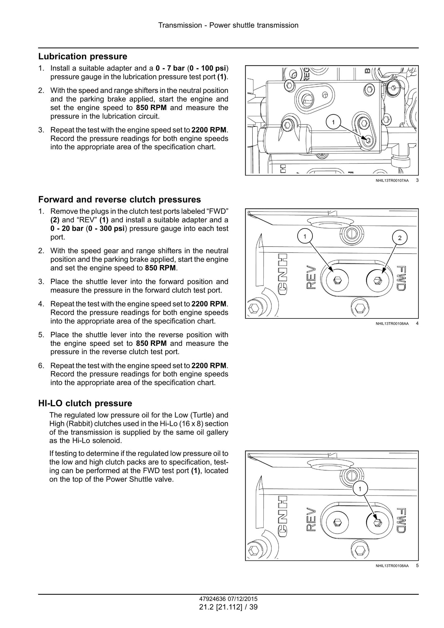 CASE Farmall 110A 120A 130A 140A Tractor Factory Workshop Service Manual 47955972