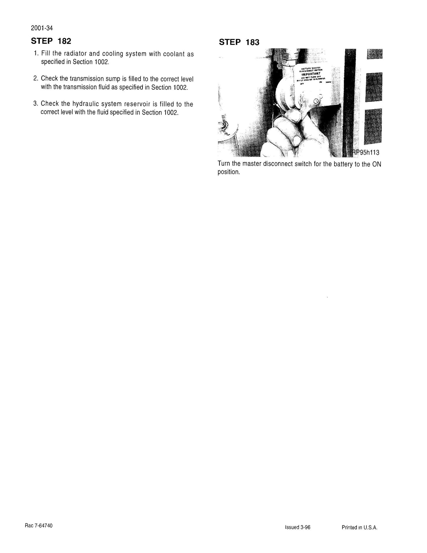 CASE 1150G Crawler Factory Workshop Service Manual Rac 7-63720