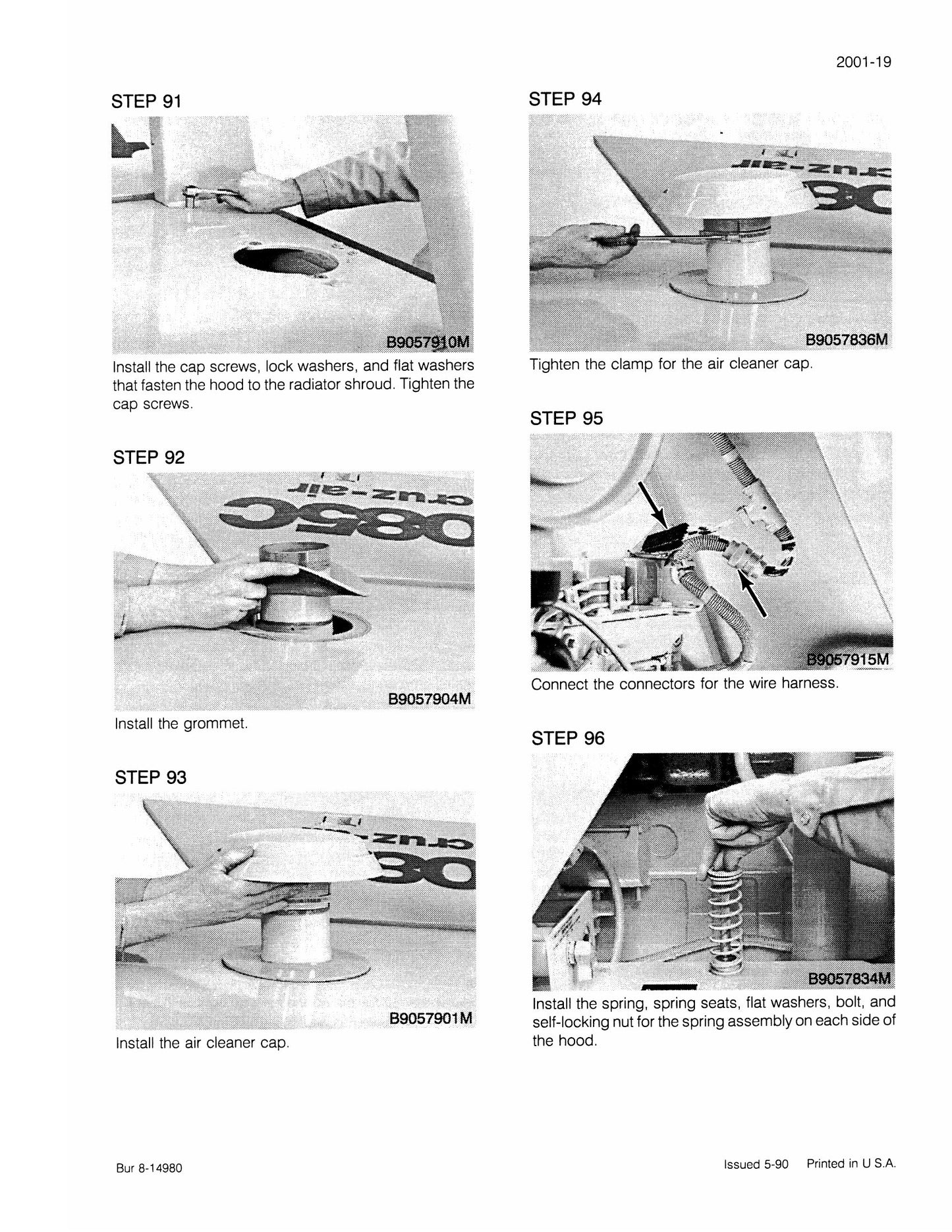 CASE 1085C Crawler Excavator Factory Workshop Service Manual 8-14930