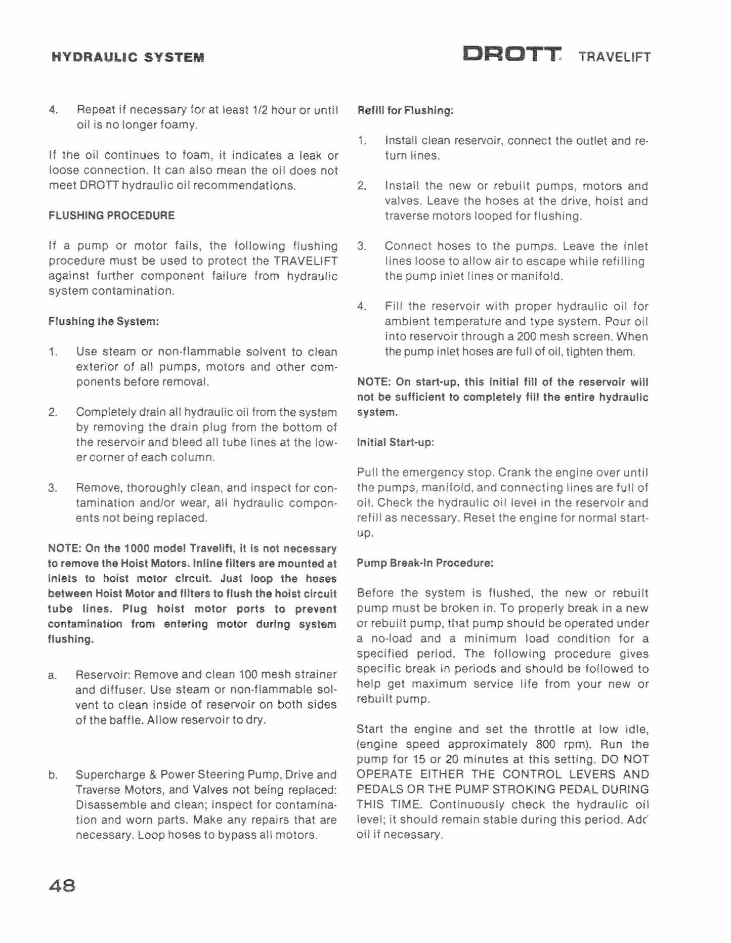 CASE 250 500 650 1000 Travelift Factory Workshop Service Manual S406243M2