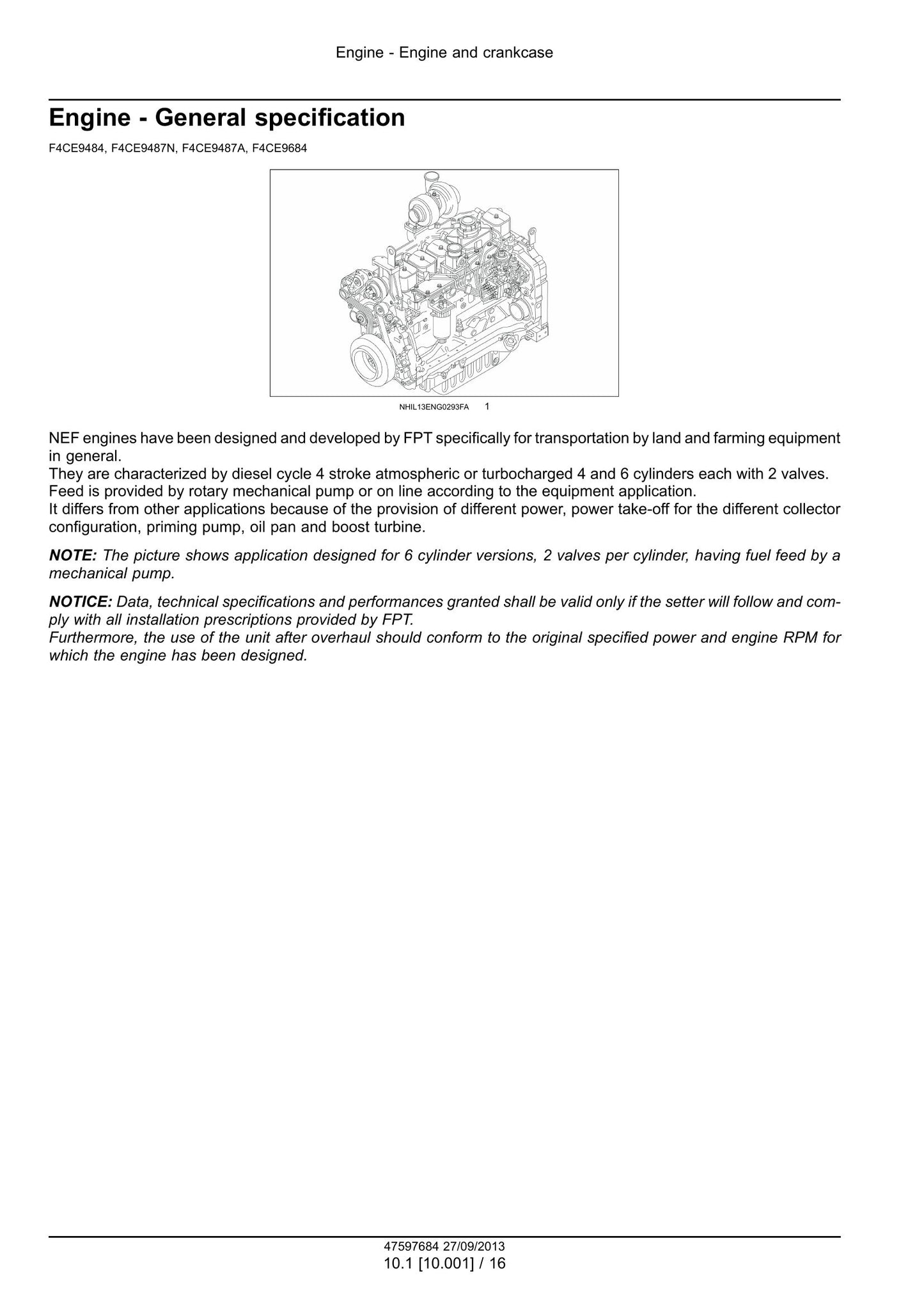 CASE F4CE9484 F4CE9487A F4CE9487N F4DE9484 F4DE9684 F4GE9484 F4HE0484 Engine Factory Workshop Service Manual 47597684