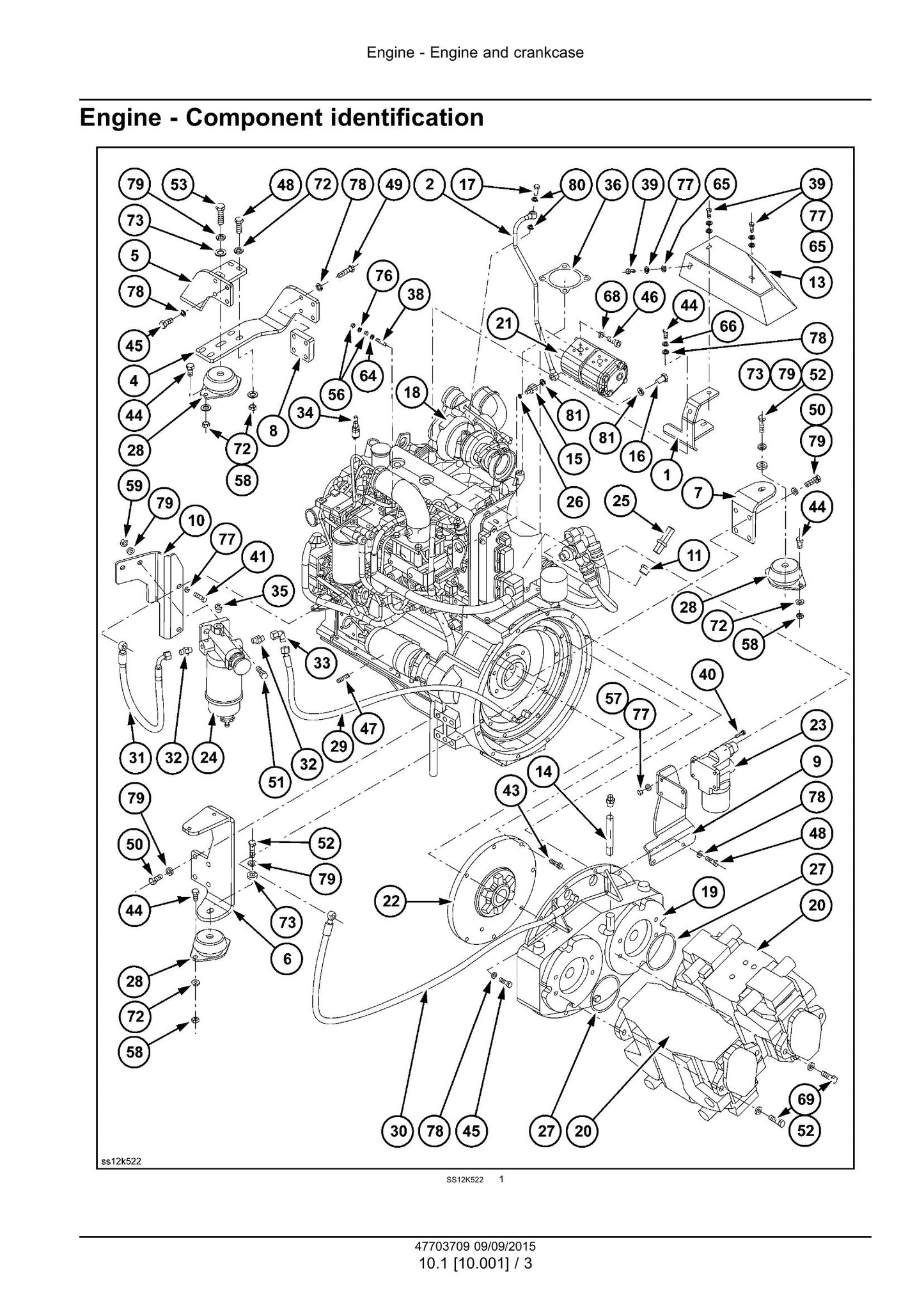 CASE DV210 Vibratory Roller Factory Workshop Service Manual 47703709