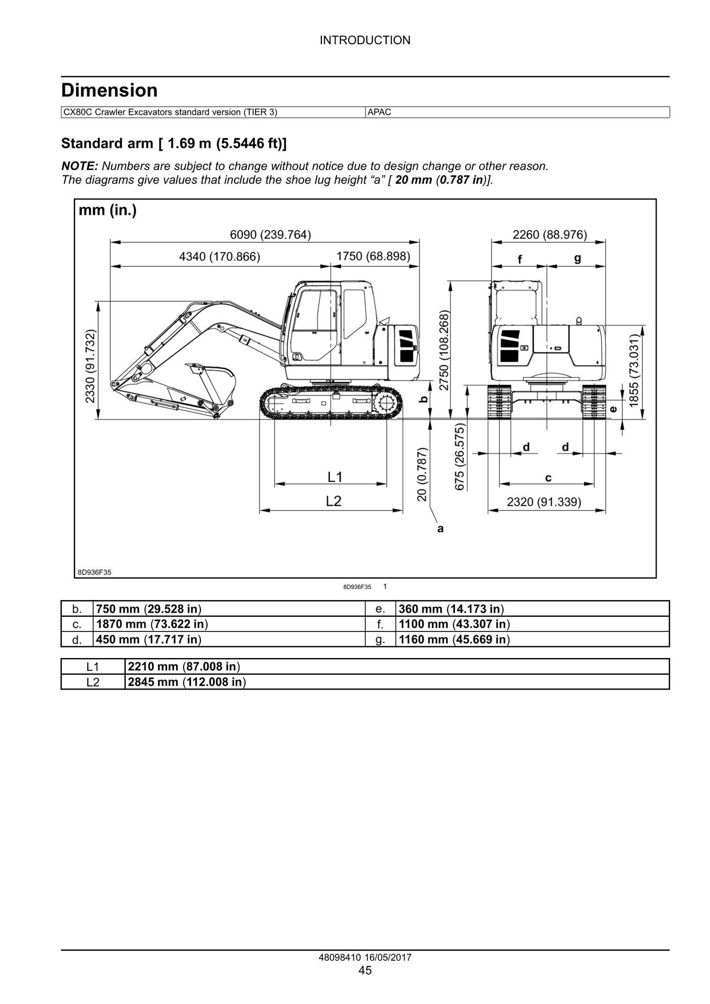CASE CX80C Crawler Excavator Factory Workshop Service Manual 48098410