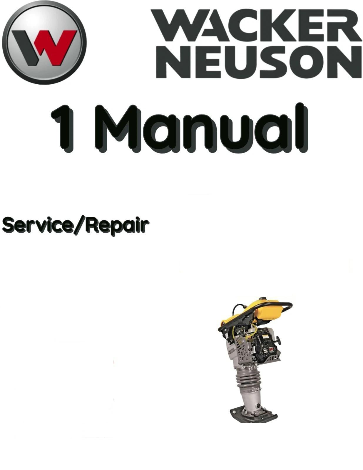 WACKER NEUSON BS650 VIBRATORY RAMMER SERVICE REPAIR MANUAL