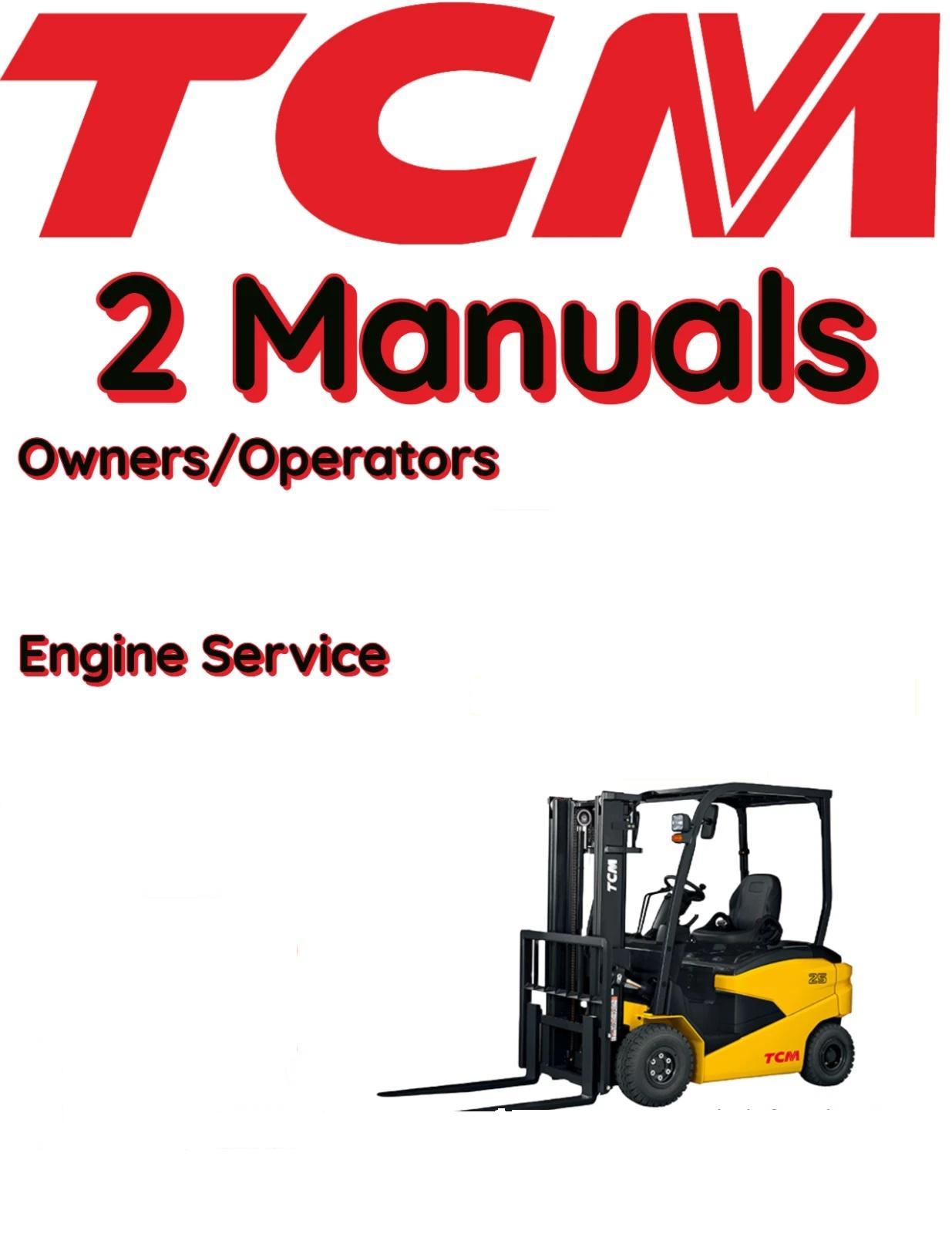 TCM FG14N16S FORKLIFT OPERATOR ENGINE REPAIR SHOP MANUALS