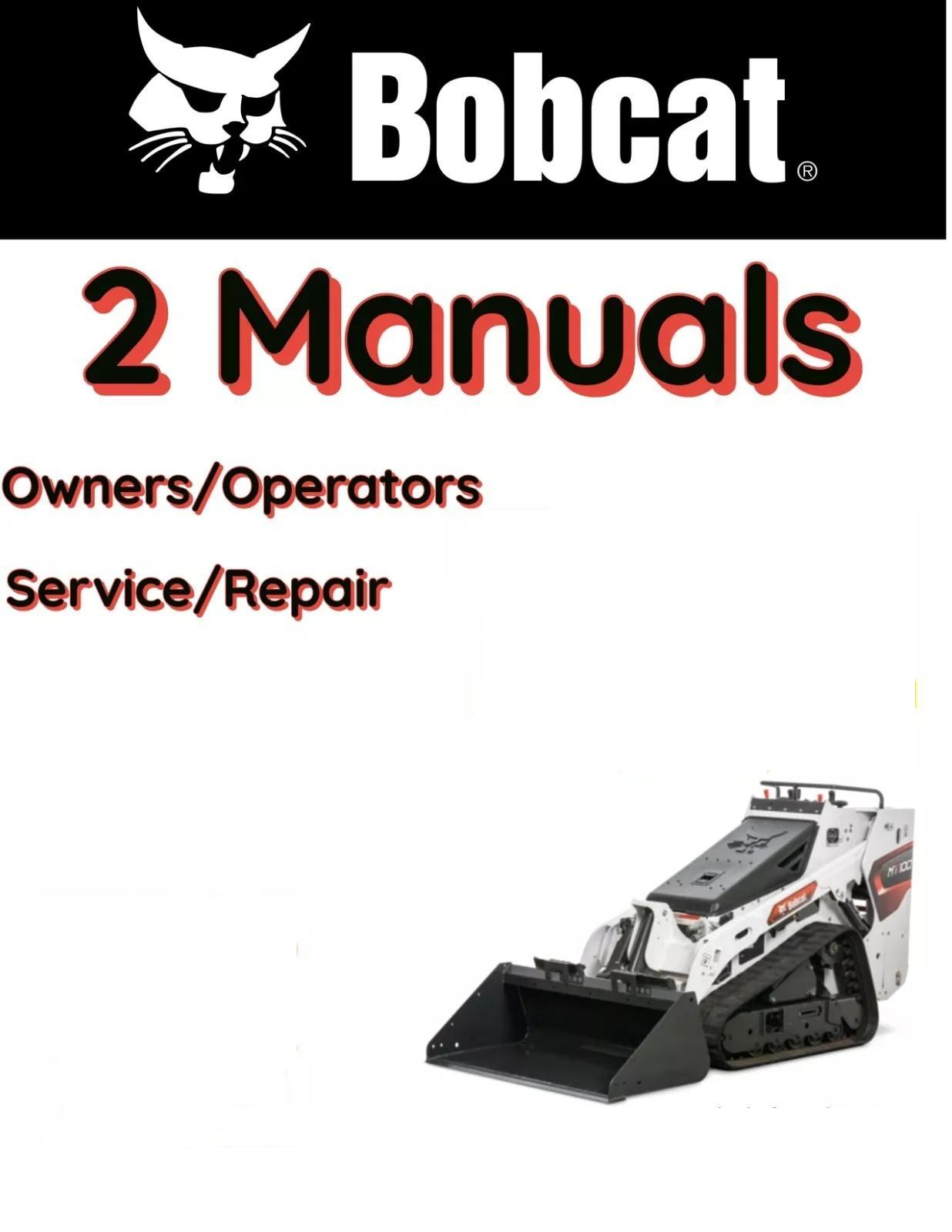 BOBCAT MT85 LOADER MANUAL OPERATORS SERVICE SCHEMATICS REPAIR OWNERS