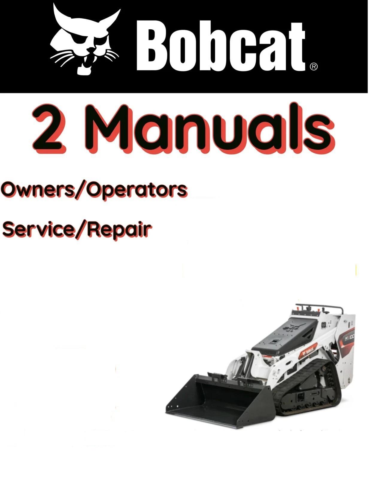 BOBCAT MT55 LOADER MANUAL OPERATORS SERVICE SCHEMATICS REPAIR OWNERS