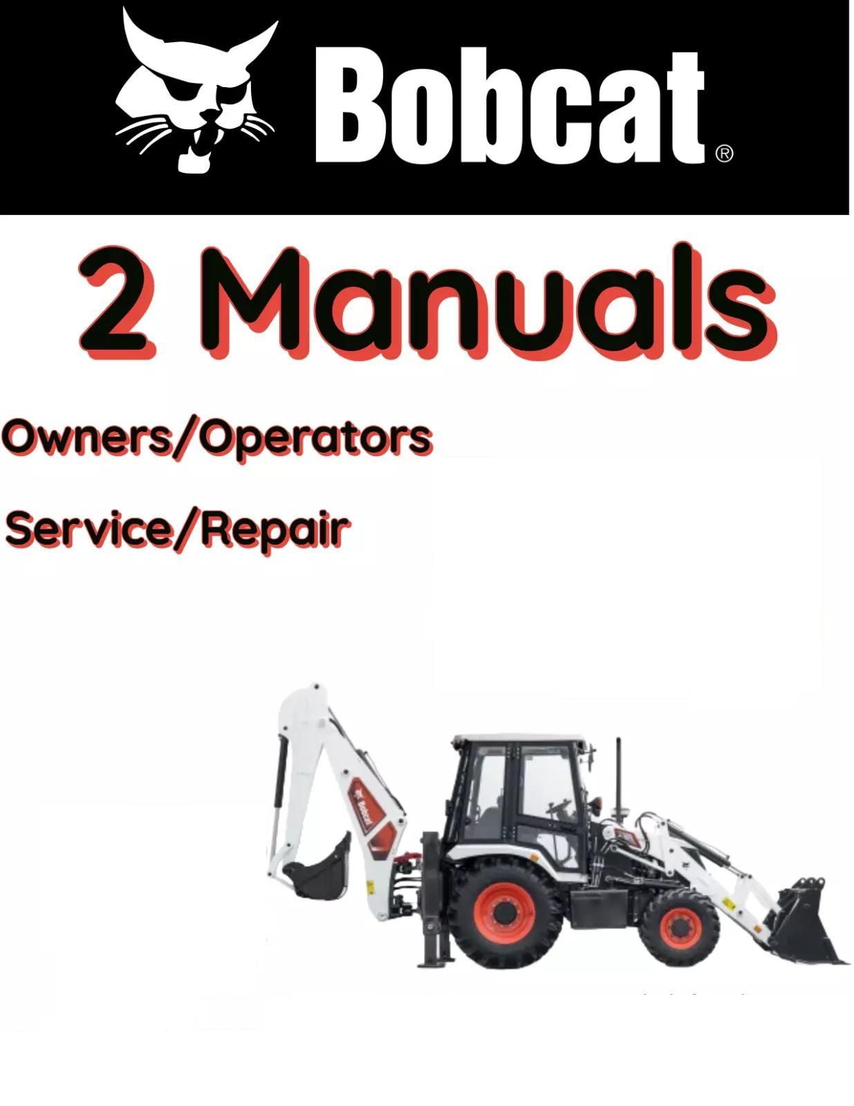 BOBCAT B100 BACKHOE LOADER OPERATORS OWNERS SERVICE REPAIR SHOP MANUAL