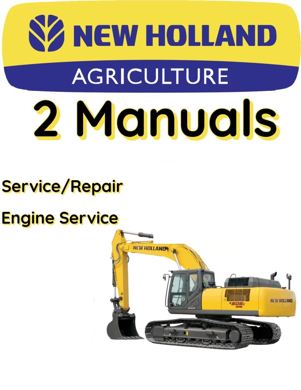 NEW HOLLAND E305 C CRAWLER EXCAVATOR MANUAL SERVICE ENGINE SHOP REPAIR