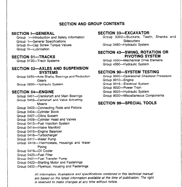 John Deere 490 Excavator Repair Technical Manual (TM1302) Workshop Guide