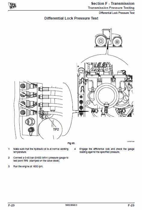 JCB 7000 Series Fastrac Service Manual Workshop Guide