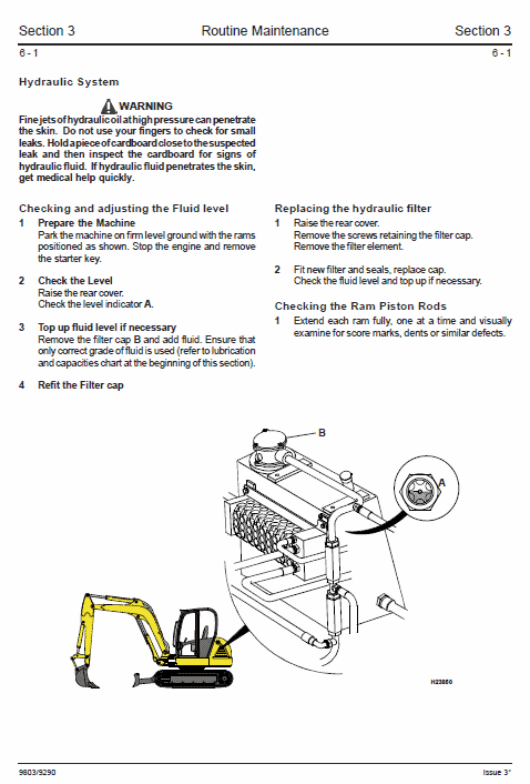 JCB 8052, 8060 Mini Excavator Service Manual Workshop Guide