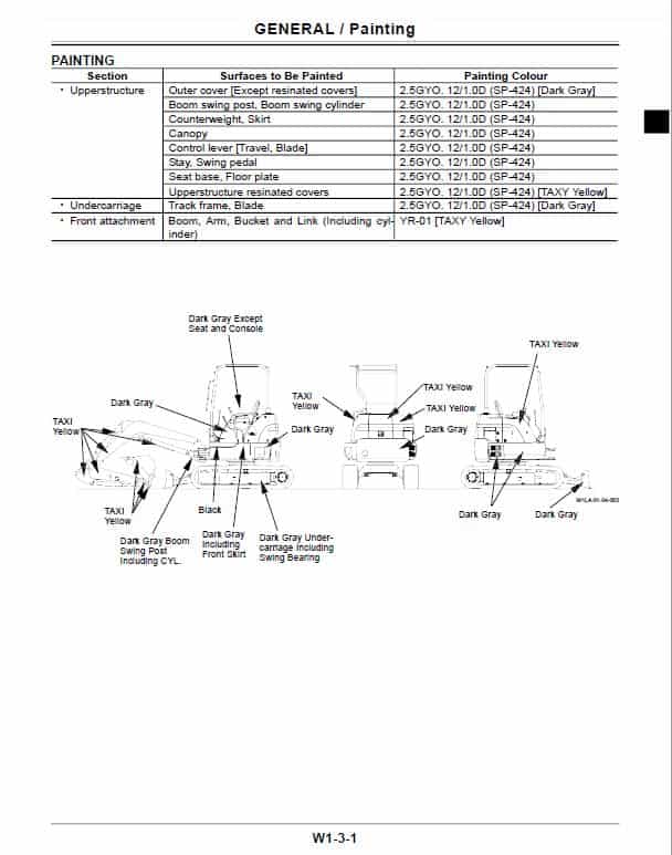 Hitachi Zaxis 27U, 30U, 35U Excavator Service Repair Manual