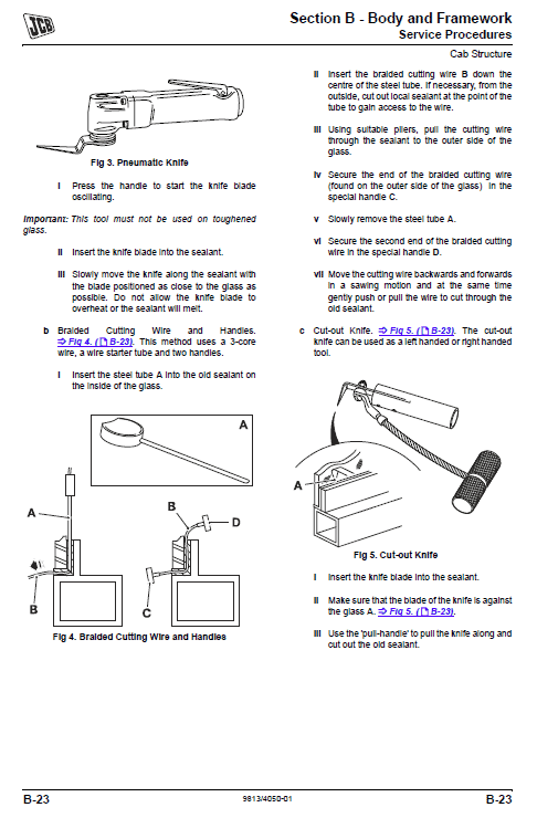 JCB JS200W Wheeled Excavator Service manual Workshop Guide