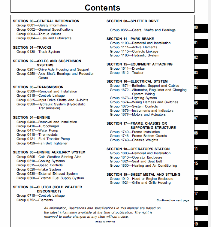 John Deere 655B, 755B Crawler Repair Technical Manual Workshop Guide