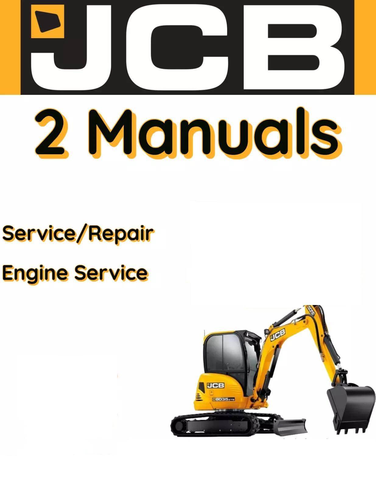 JCB 8030 ZTS MINI EXCAVATOR SERVICE REPAIR SHOP MANUAL
