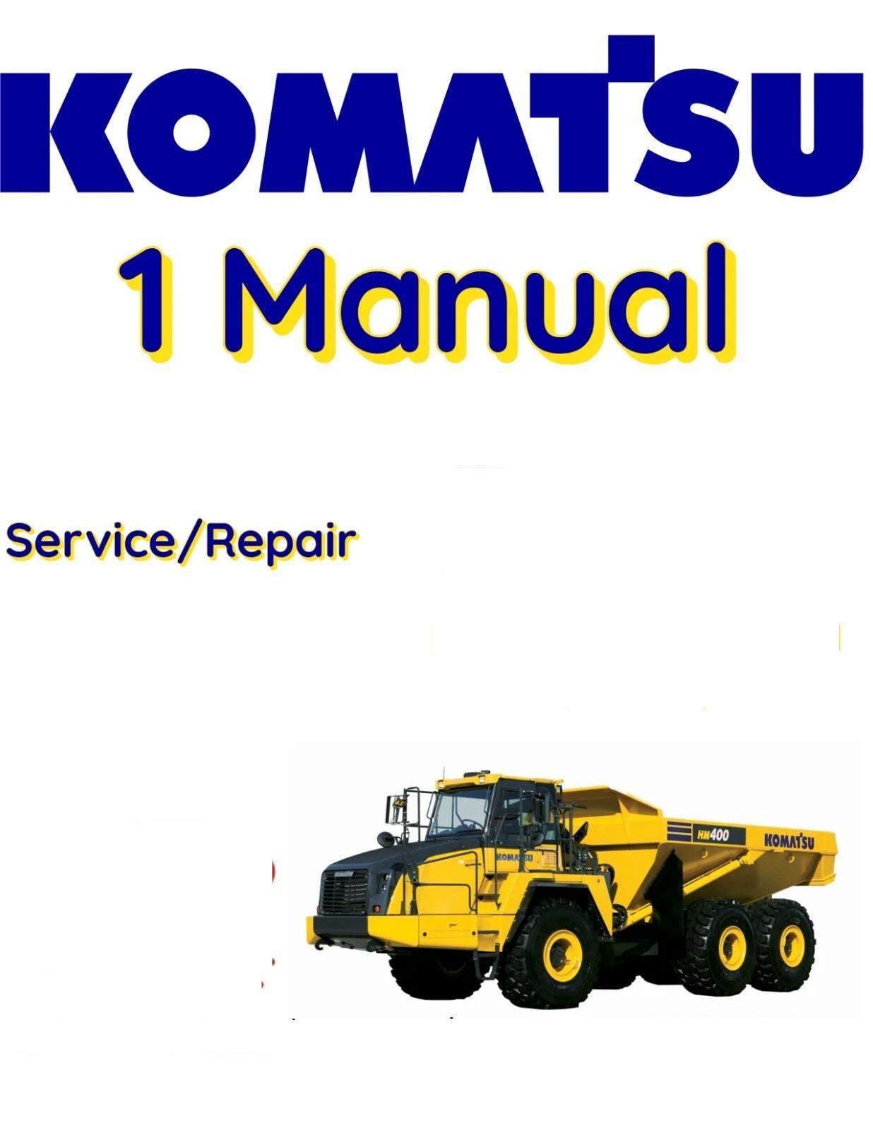 KOMATSU HM350-1L-GALEO ARTICULATED DUMP TRUCK SERVICE REPAIR SHOP MANUAL
