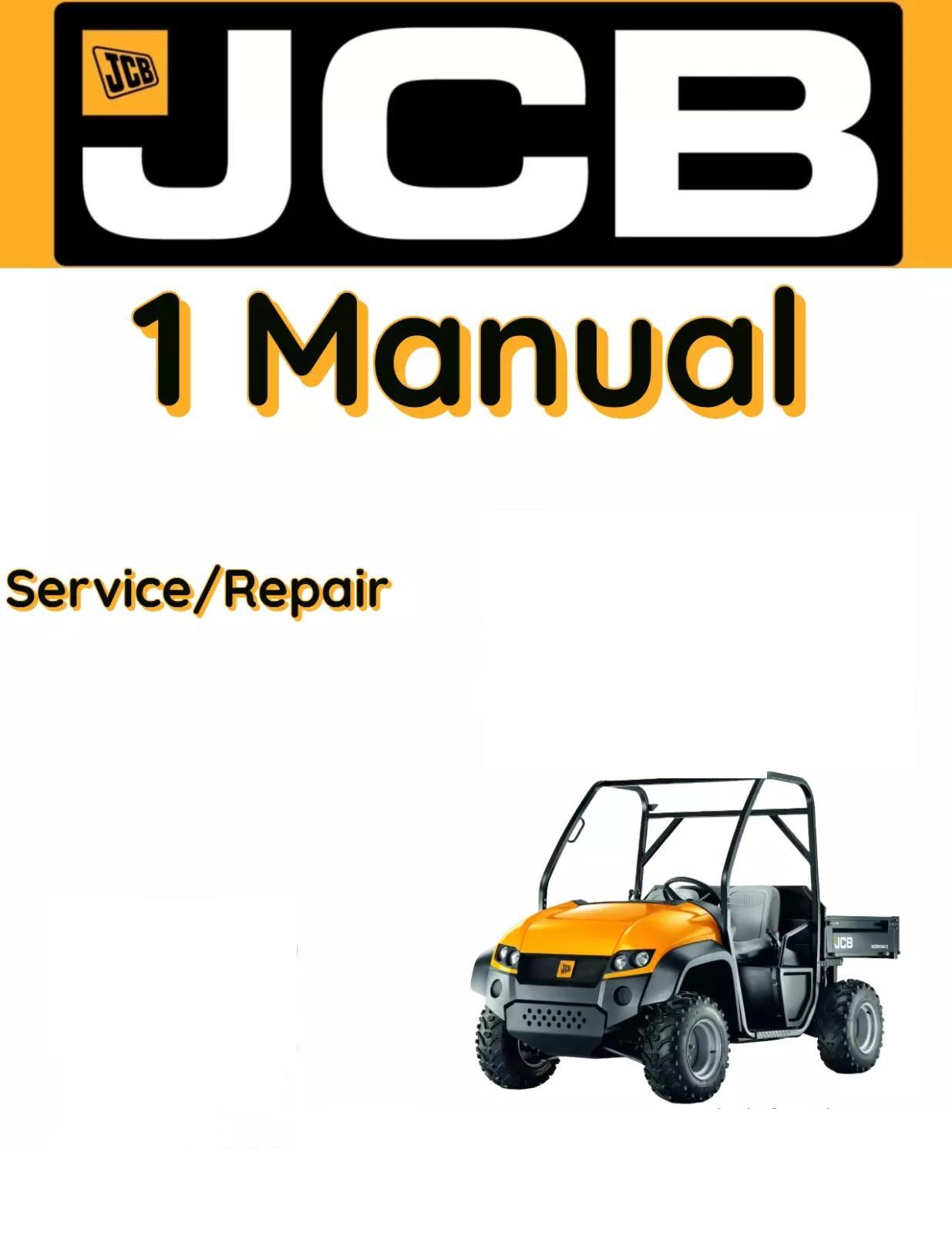 JCB 4X4 GROUNDHOG ALL TERRAIN VEHICLE SERVICE REPAIR SHOP MANUAL