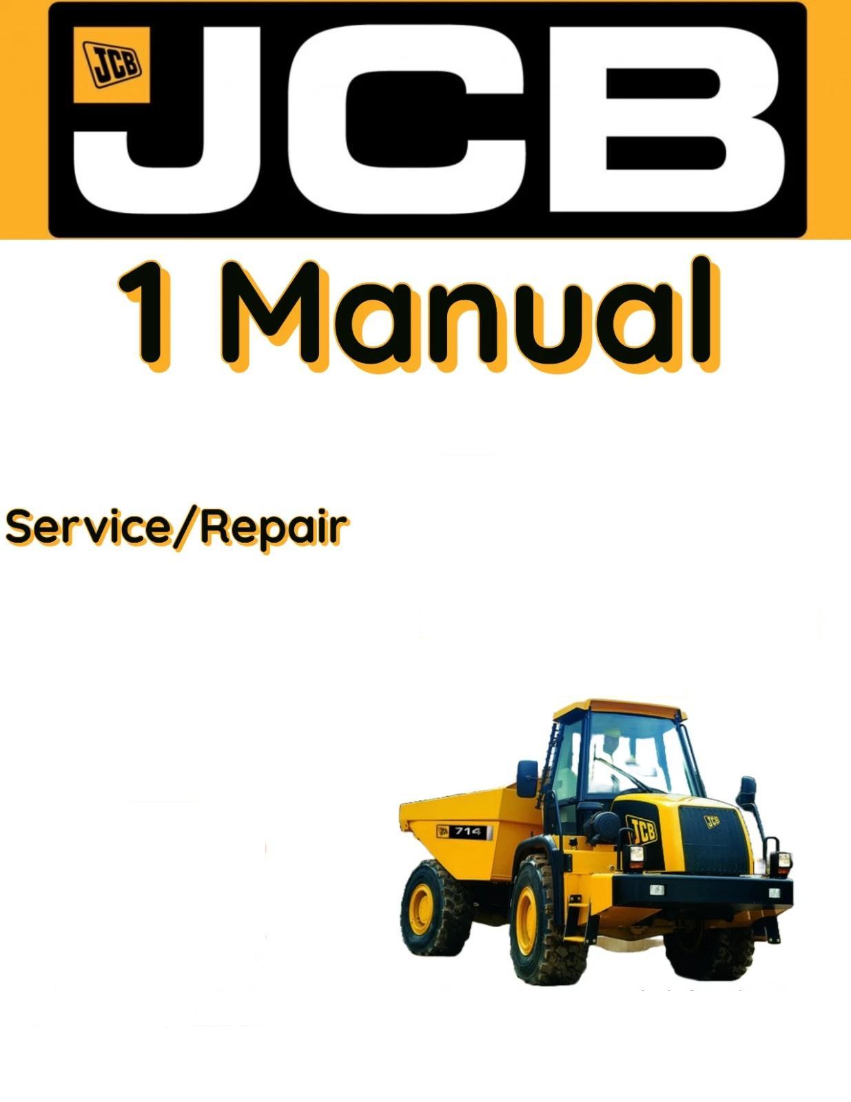 JCB 714 ARTICULATED DUMP TRUCK SERVICE REPAIR SHOP MANUAL