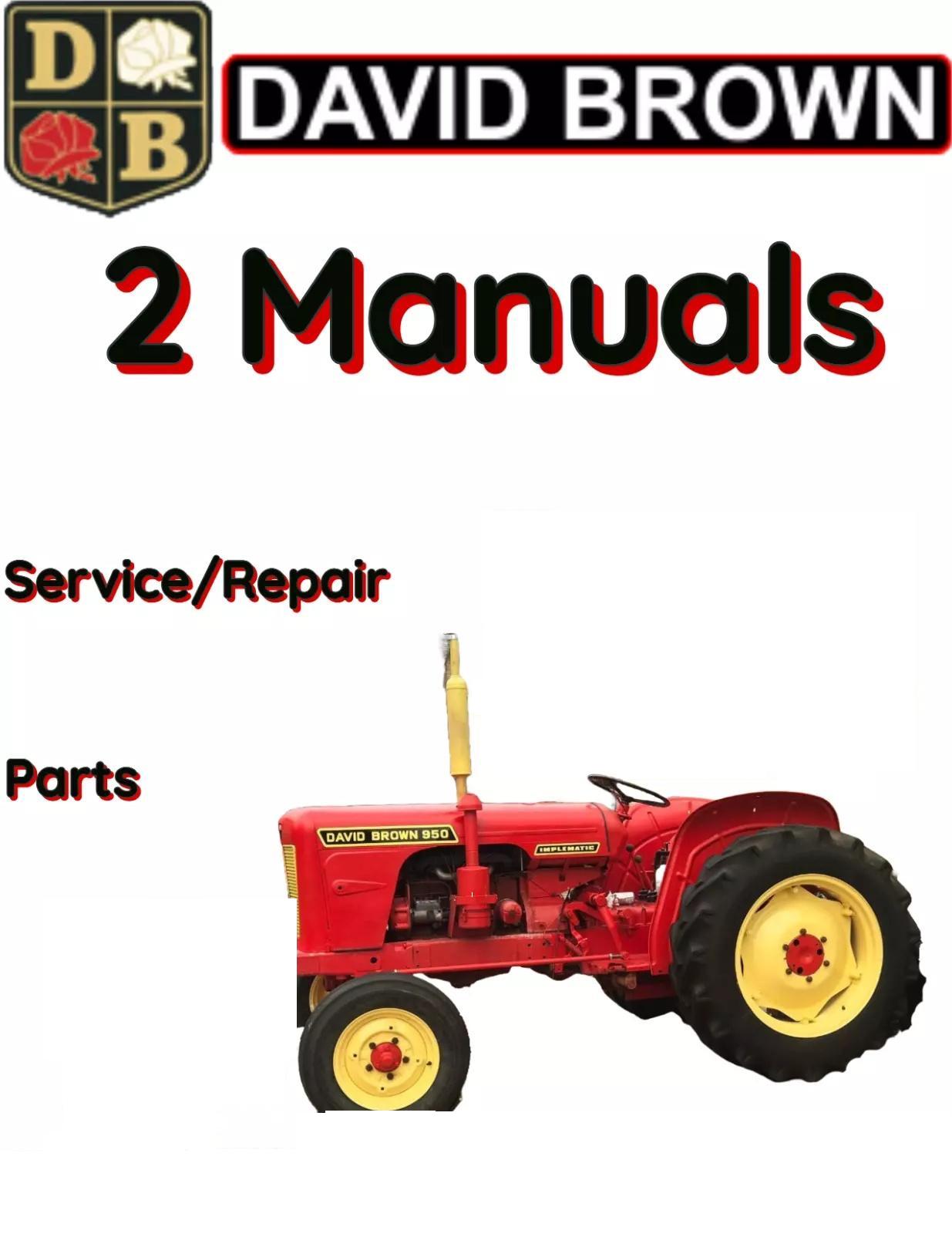 DAVID BROWN CASE 1212 TRACTOR SERVICE REPAIR SHOP PARTS MANUAL