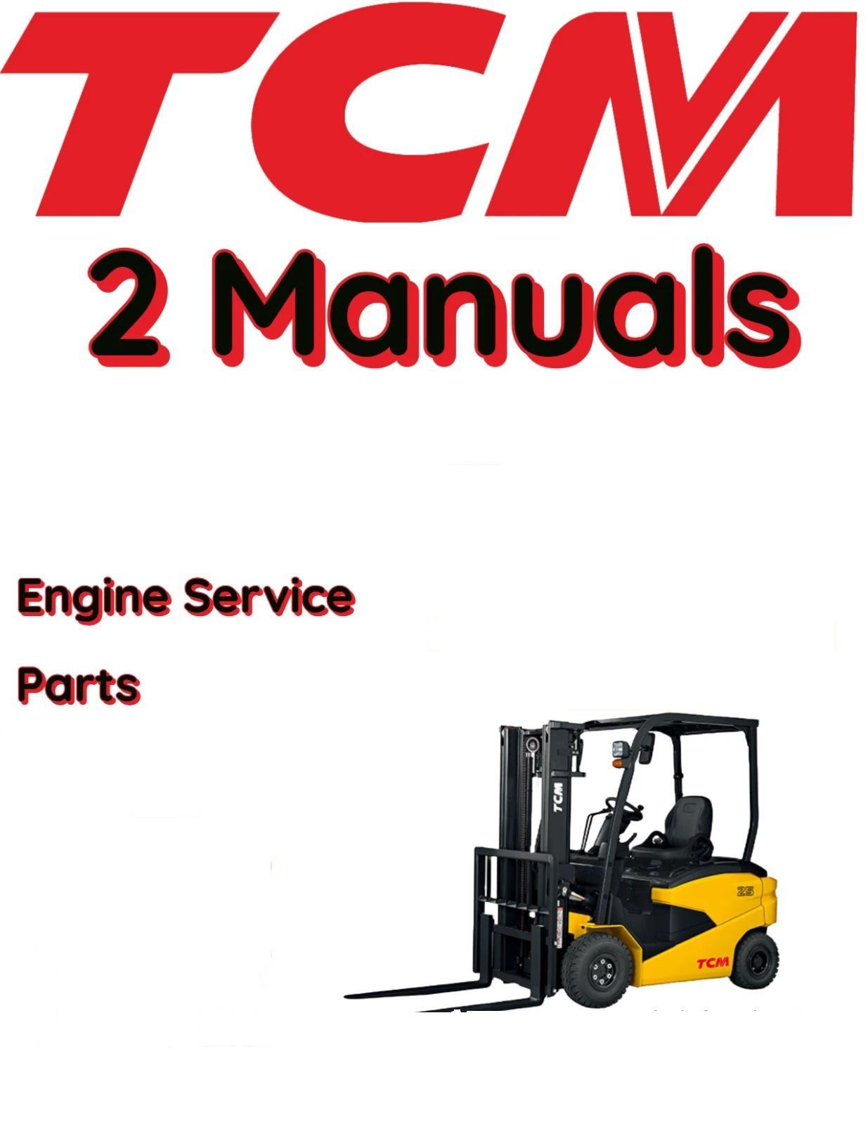 TCM FG45T8 FORKLIFT ENGINE SERVICE REPAIR SHOP PARTS MANUAL
