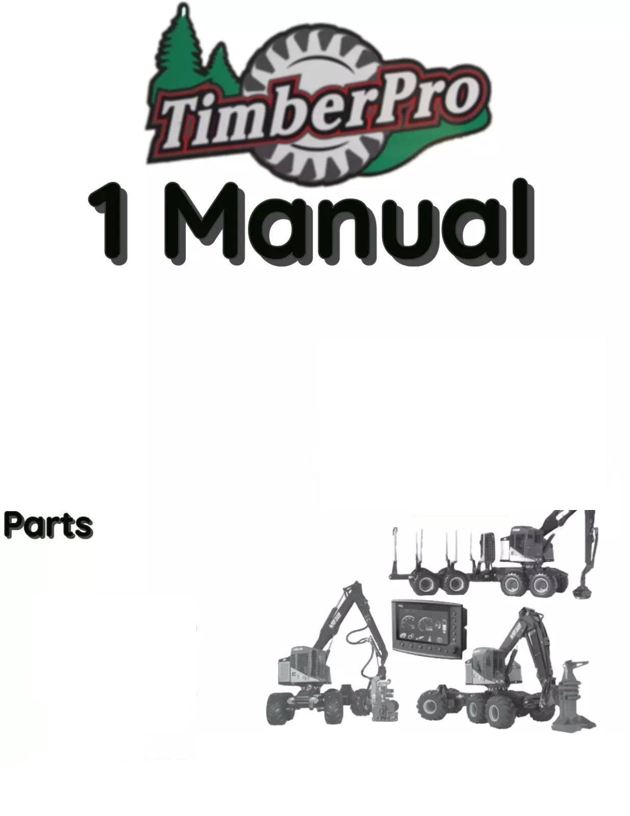 TIMBER PRO TB830 FORWARDER HARVESTER PARTS MANUAL