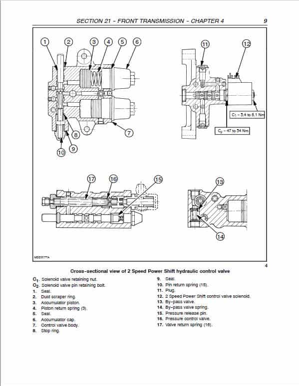 Case JXU70, JXU80, JXU90, JXU100 Tractor Service Manual Workshop Guide