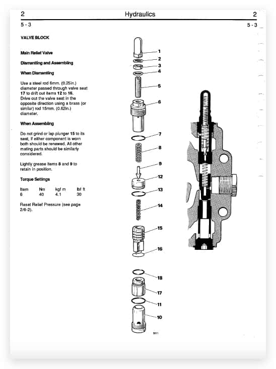 JCB 520HL/M, 525HL/B, 530HL/B and 540B/BM Loadall Service Manual Workshop Guide