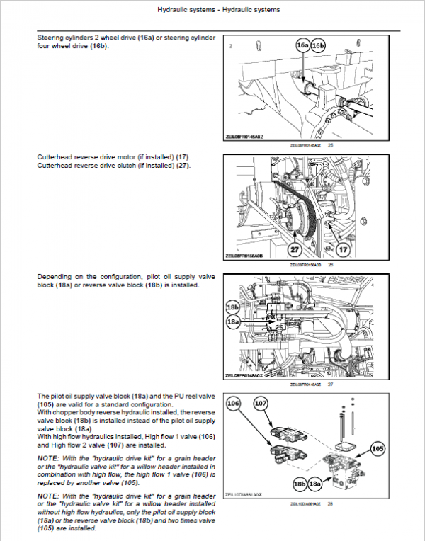 New Holland FR9040, FR9050, FR9060, FR9080, FR9090 Forage Harvester Repair Manual Workshop Guide