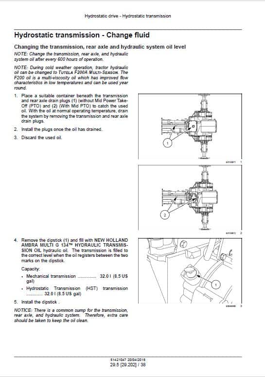 New Holland Workmaster 25 Tractor Repair Service Manual Workshop Guide
